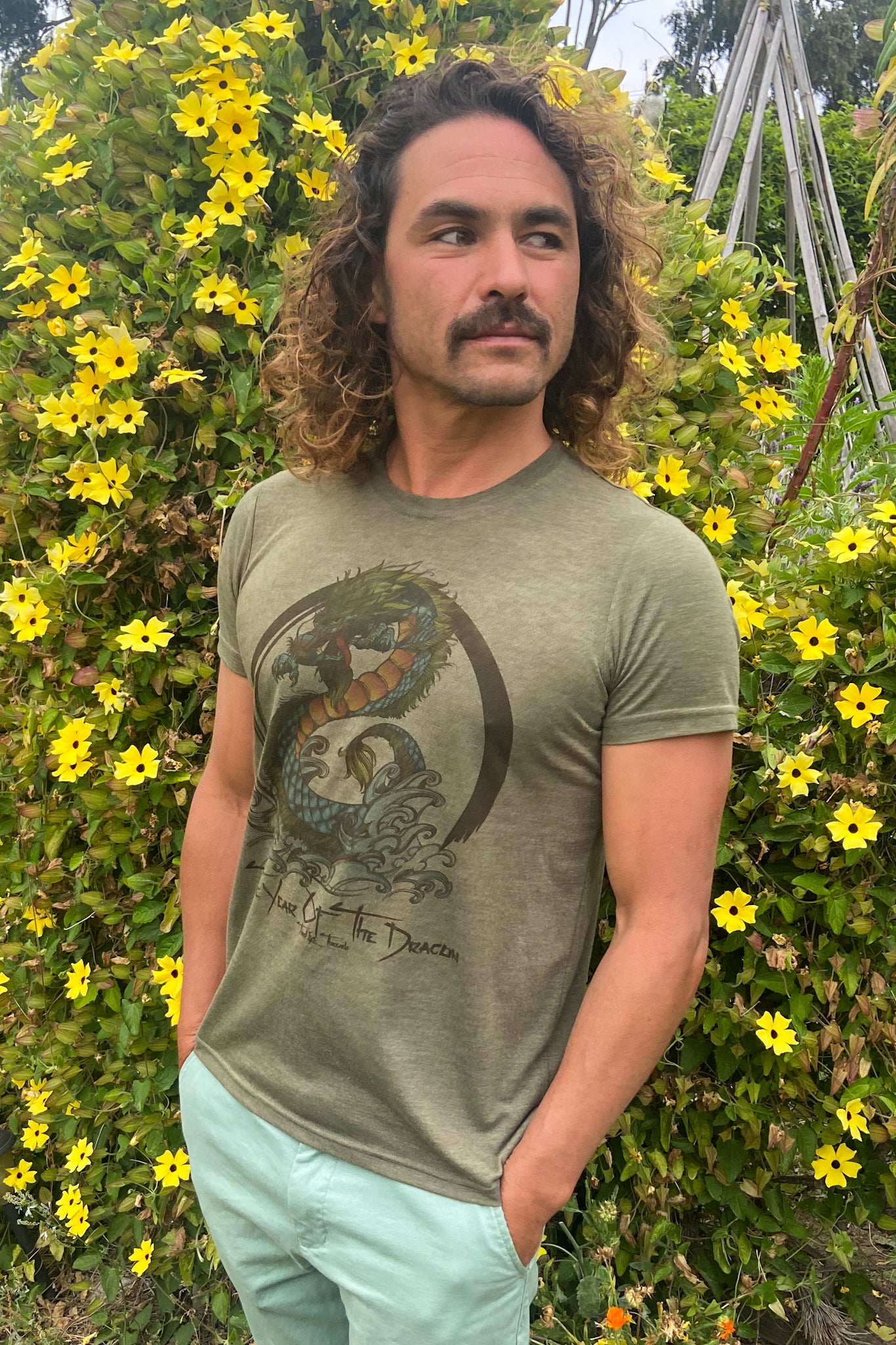 Shine and Lead Dragon High Performance Tee - Third Eye Threads