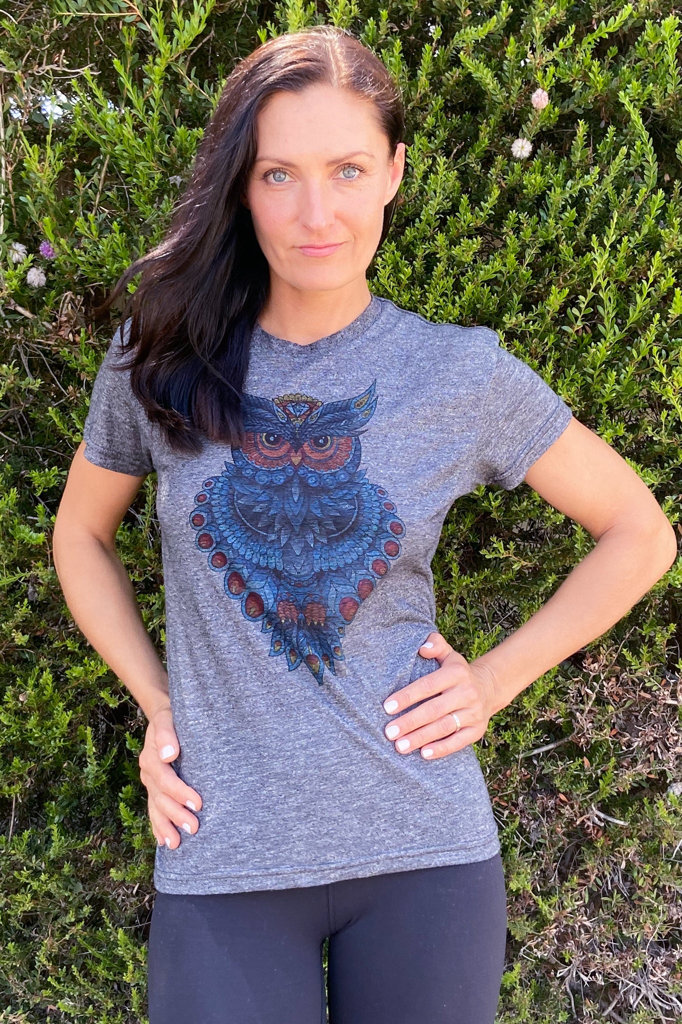 Mystic Owl Geometry High Performance Crew Neck - Third Eye Threads