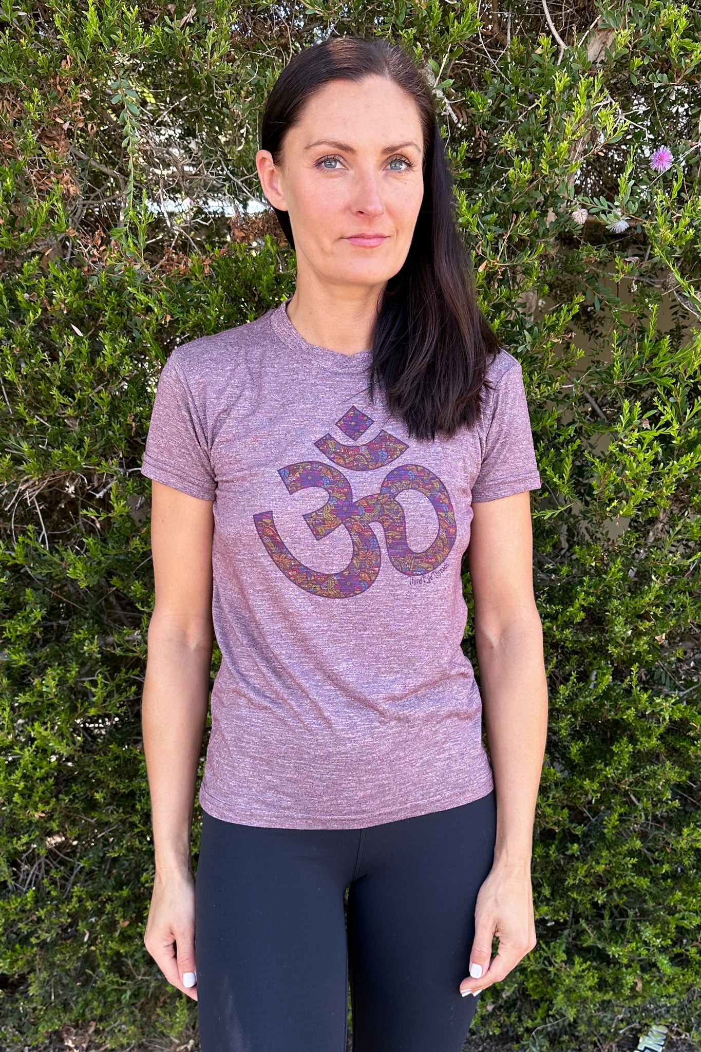 Paisley Om High Performance Crew Neck - Third Eye Threads