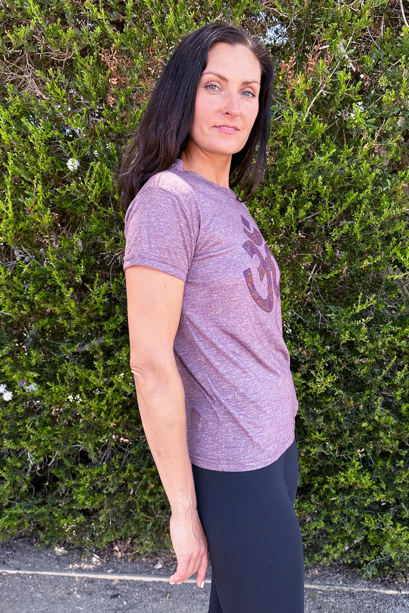 Paisley Om High Performance Crew Neck - Third Eye Threads