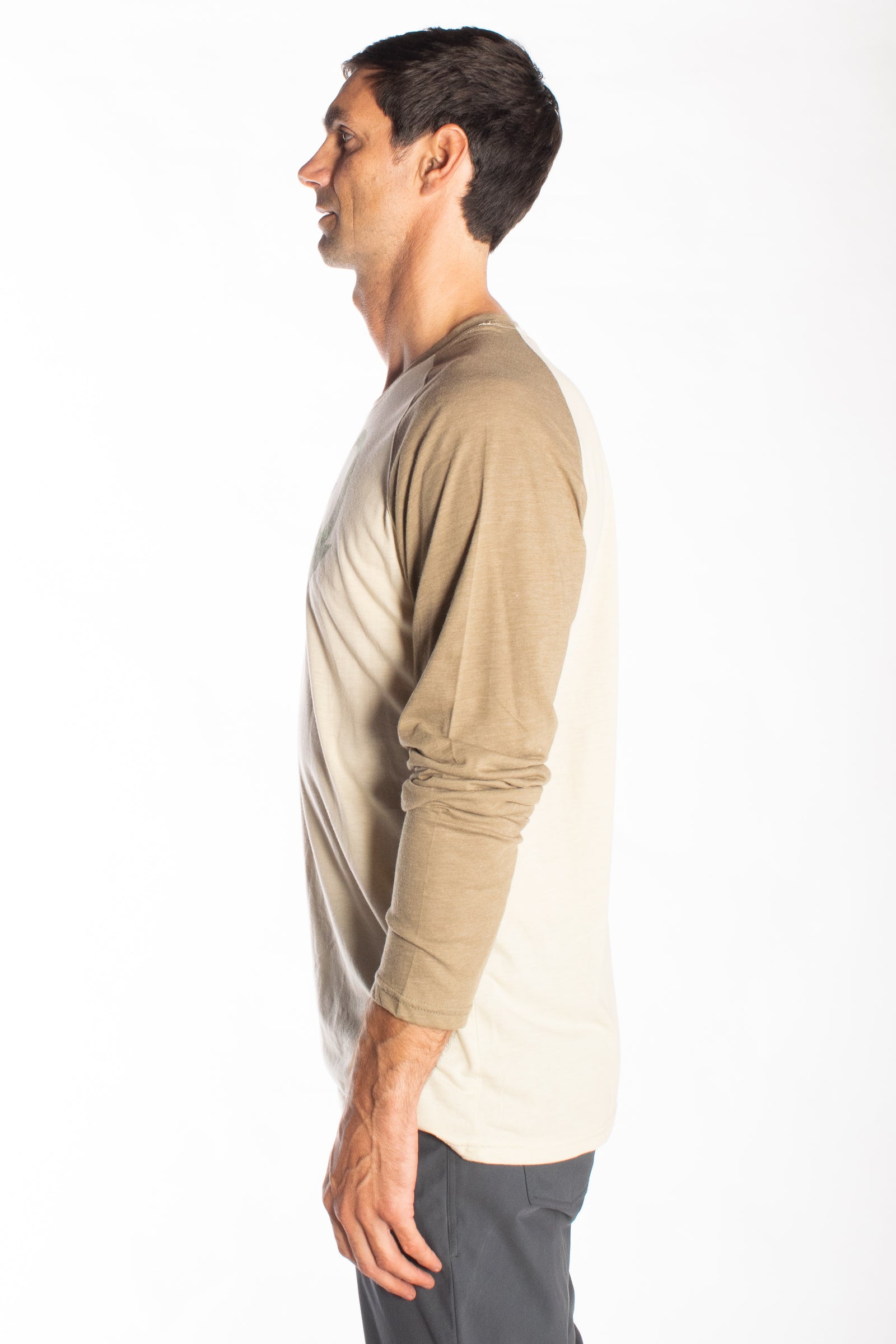 Recycled Kindness on Men's L/S Raglan - Third Eye Threads
