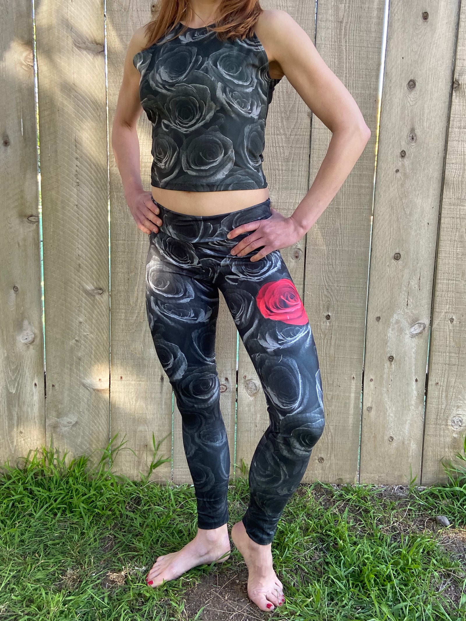 Rose (Rose Set) Leggings - Third Eye Threads