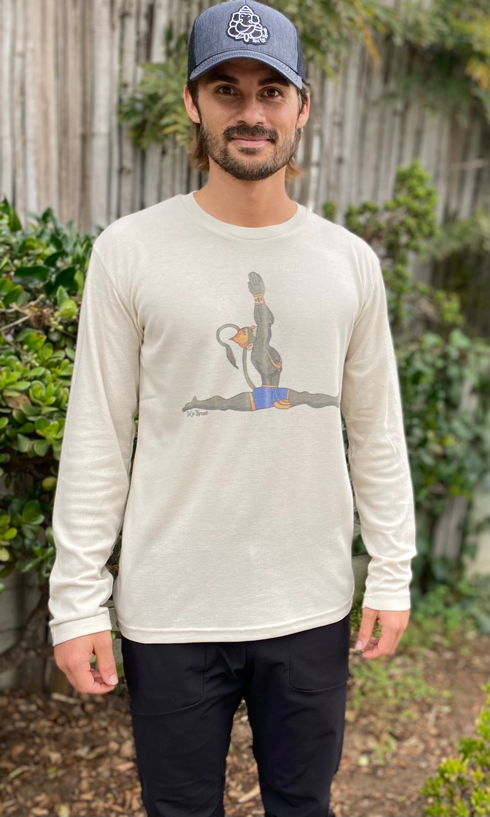 Hanuman Hanumanasana (Splits) on Lightweight Thermal - Third Eye Threads