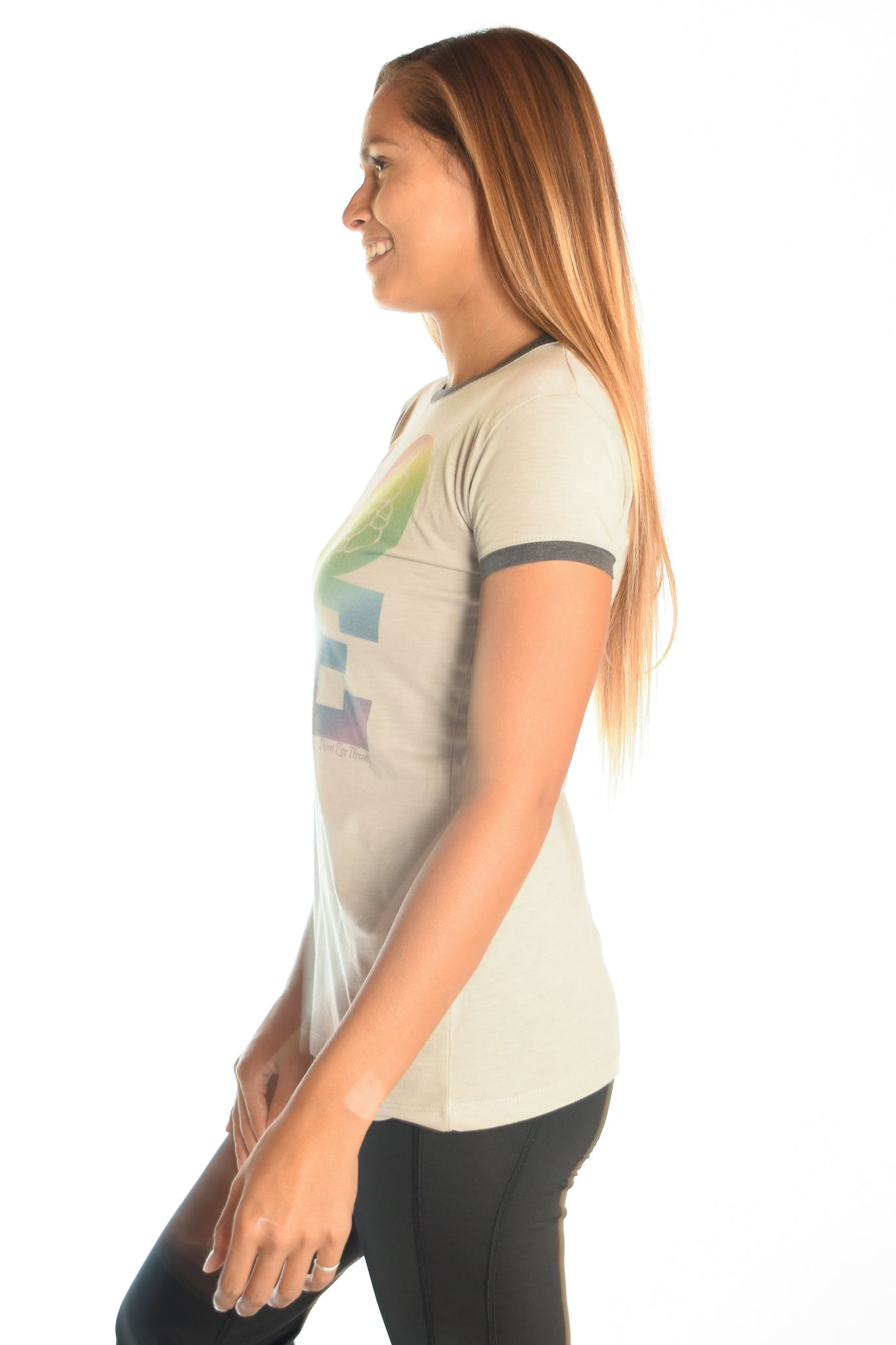 Rainbow Love Ringer Tee - Third Eye Threads
