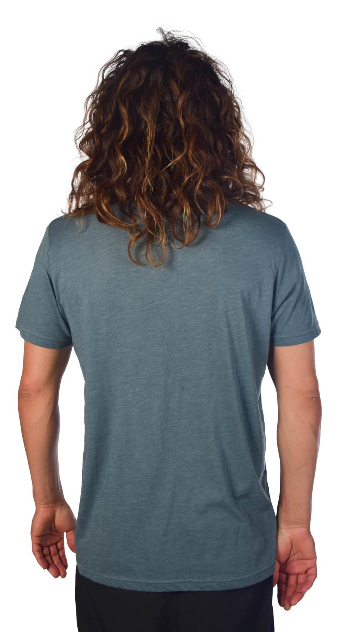 Paisley Om on Short Sleeve Crew Neck Tee - Third Eye Threads