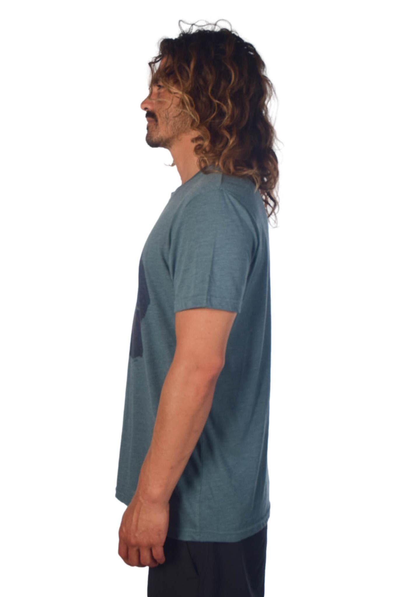 Entheogenic "Magic" Mushrooms on Short Sleeve Crew Neck Tee - Third Eye Threads
