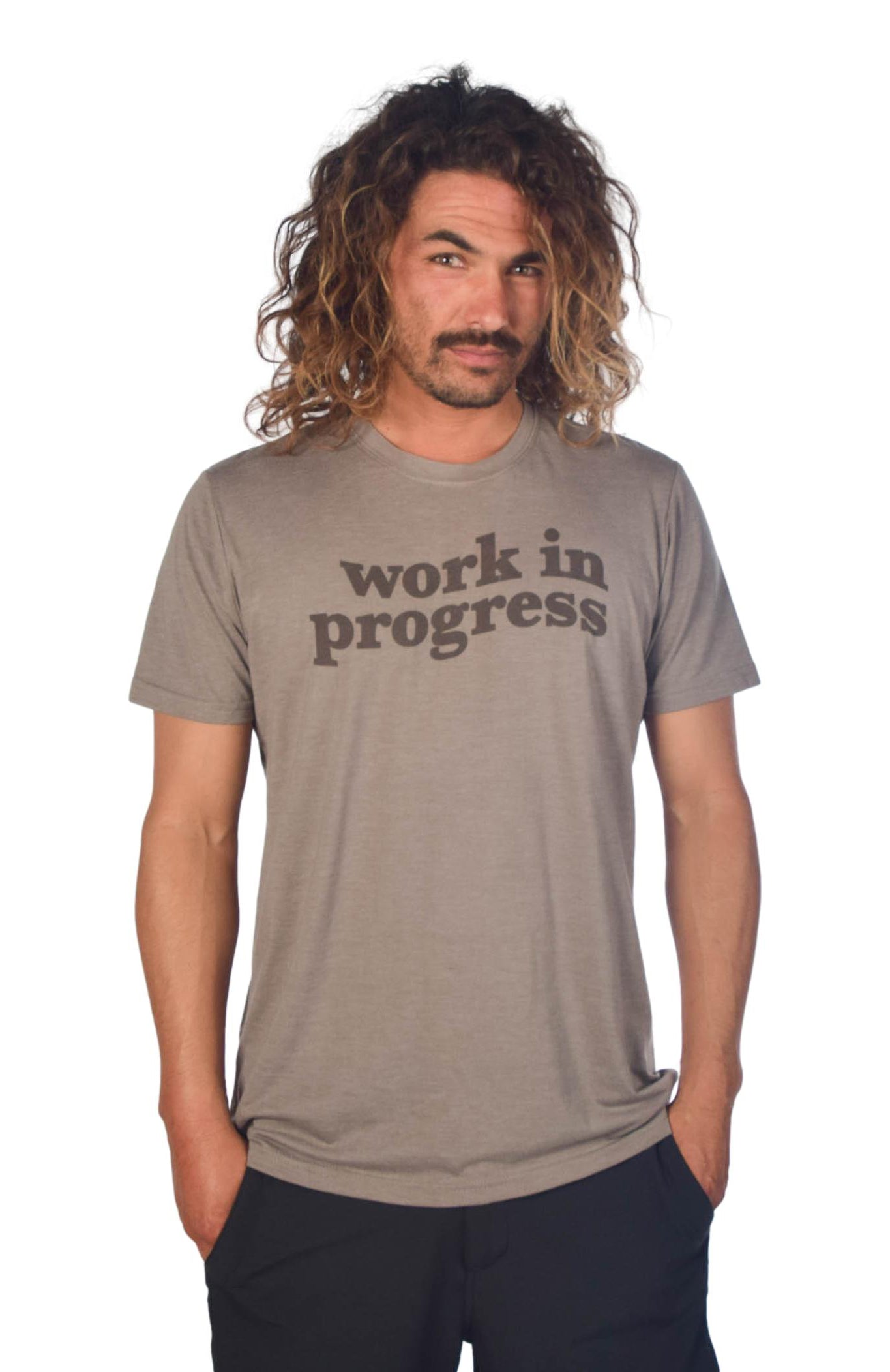 Work in Progress on Short Sleeve Crew Neck Tee - Third Eye Threads