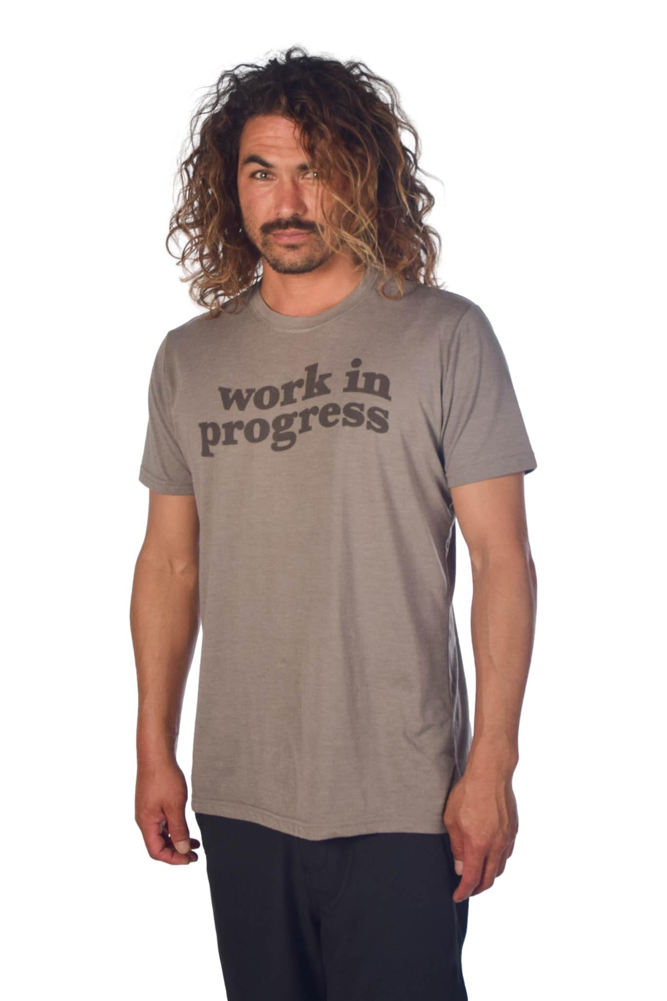 Work in Progress on Short Sleeve Crew Neck Tee - Third Eye Threads