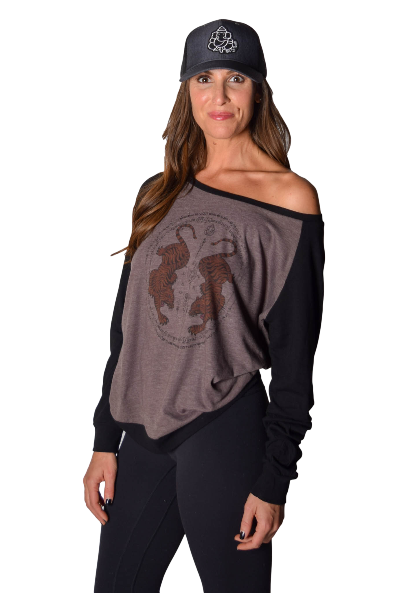 Thai Tigers on Lightweight Raglan - Third Eye Threads