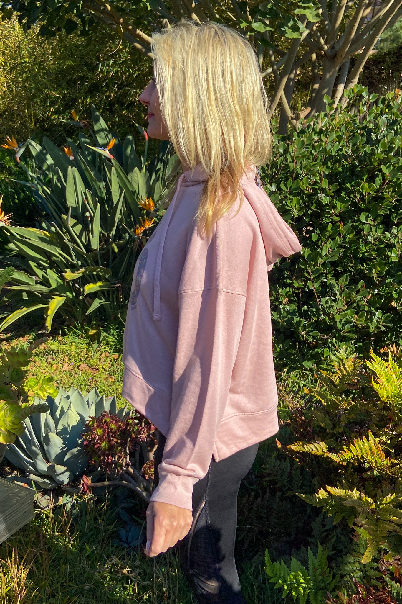 Paisley Om Terry Cloth Hoodie Sweatshirt