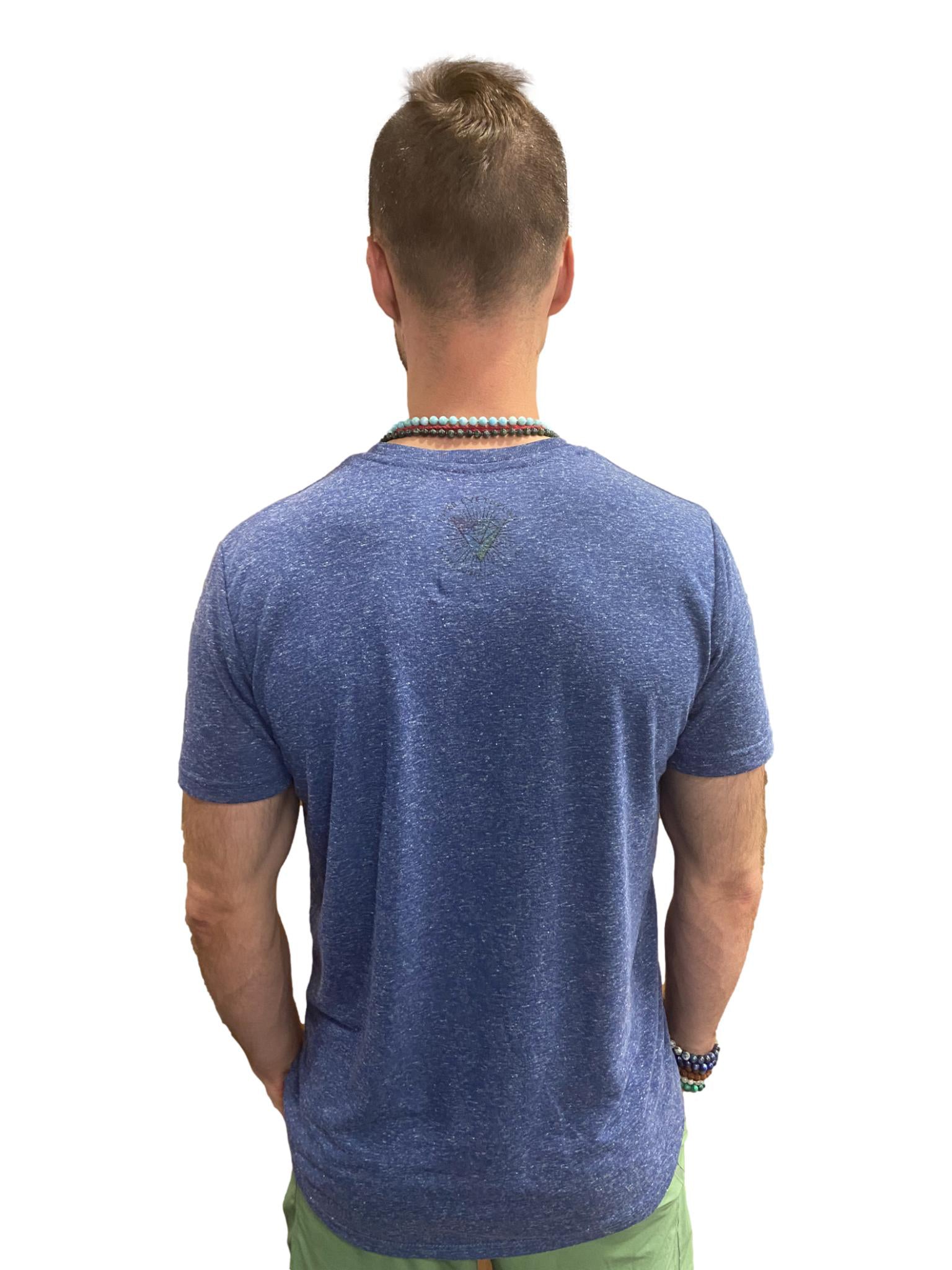 Black Om on Linen Tee - Third Eye Threads