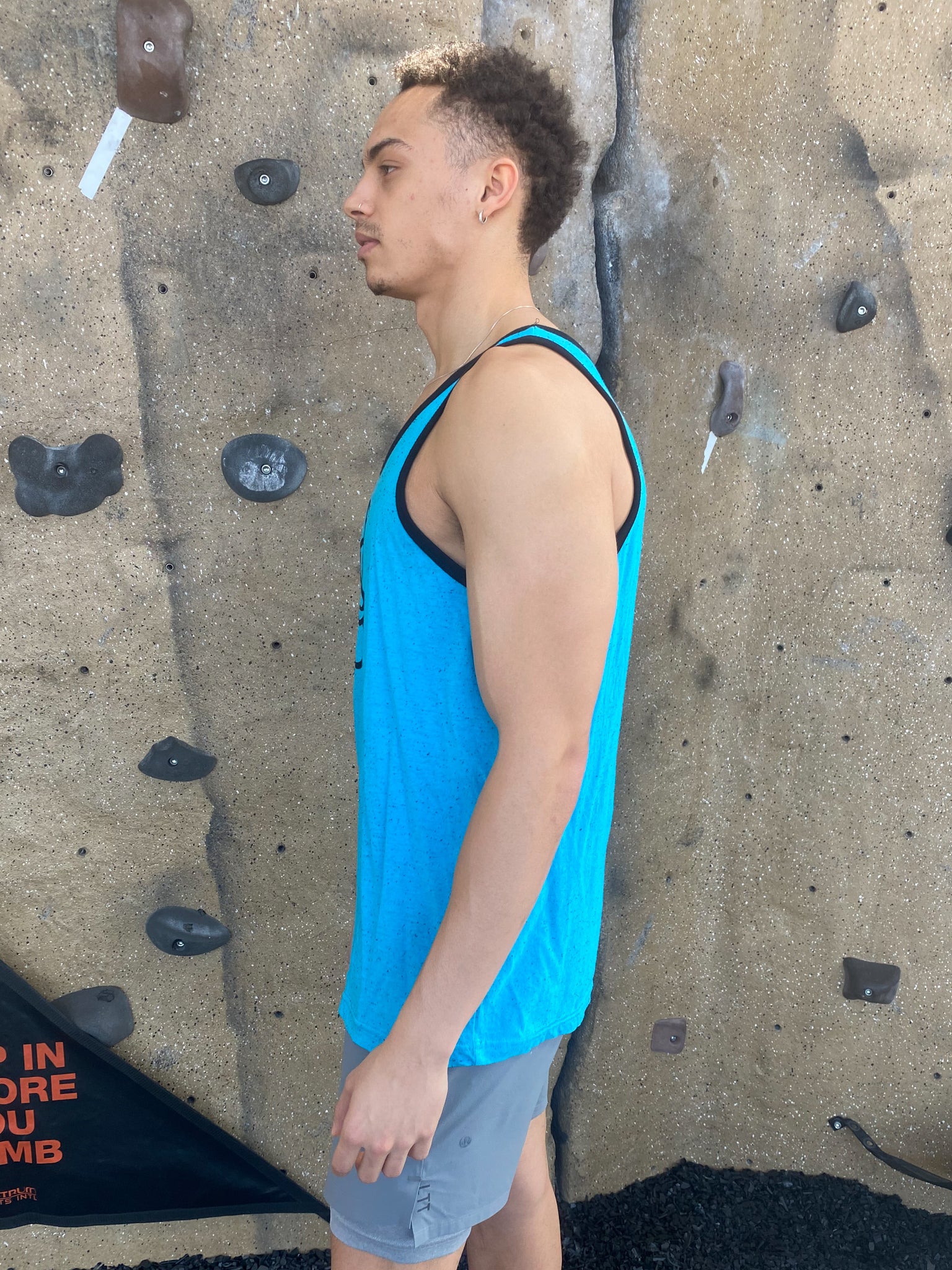 Baby Blue Ganesh Muscle Tee - Third Eye Threads