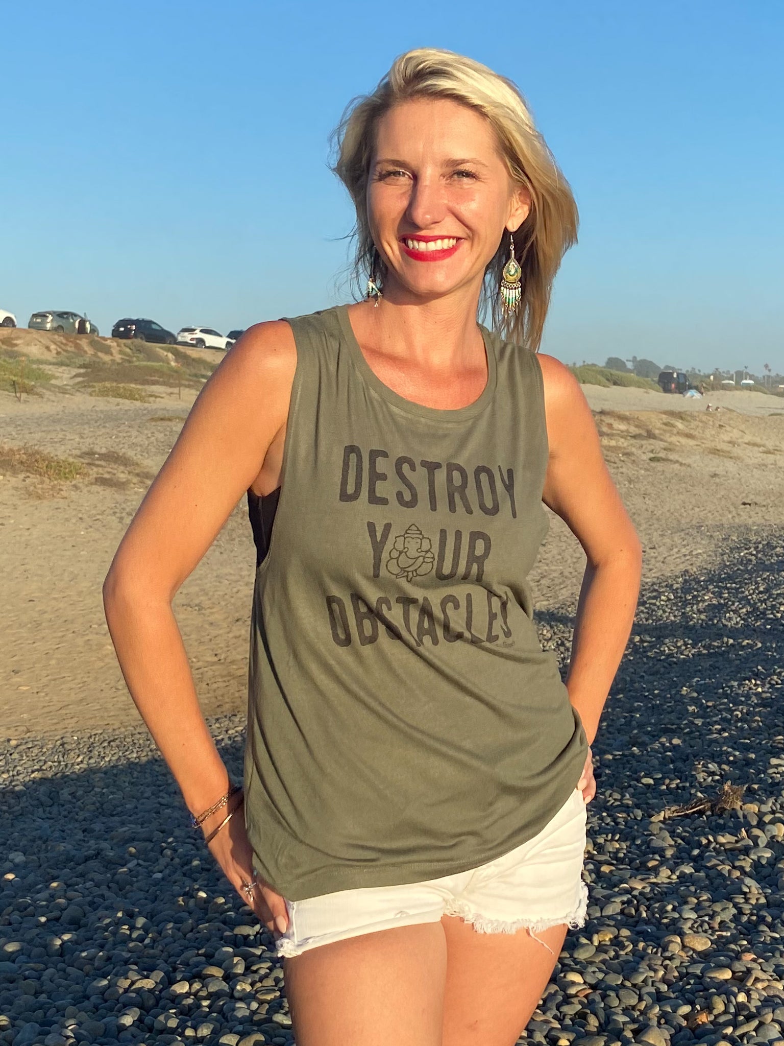 Destroy Your Obstacles Boyfriend Tee - Third Eye Threads