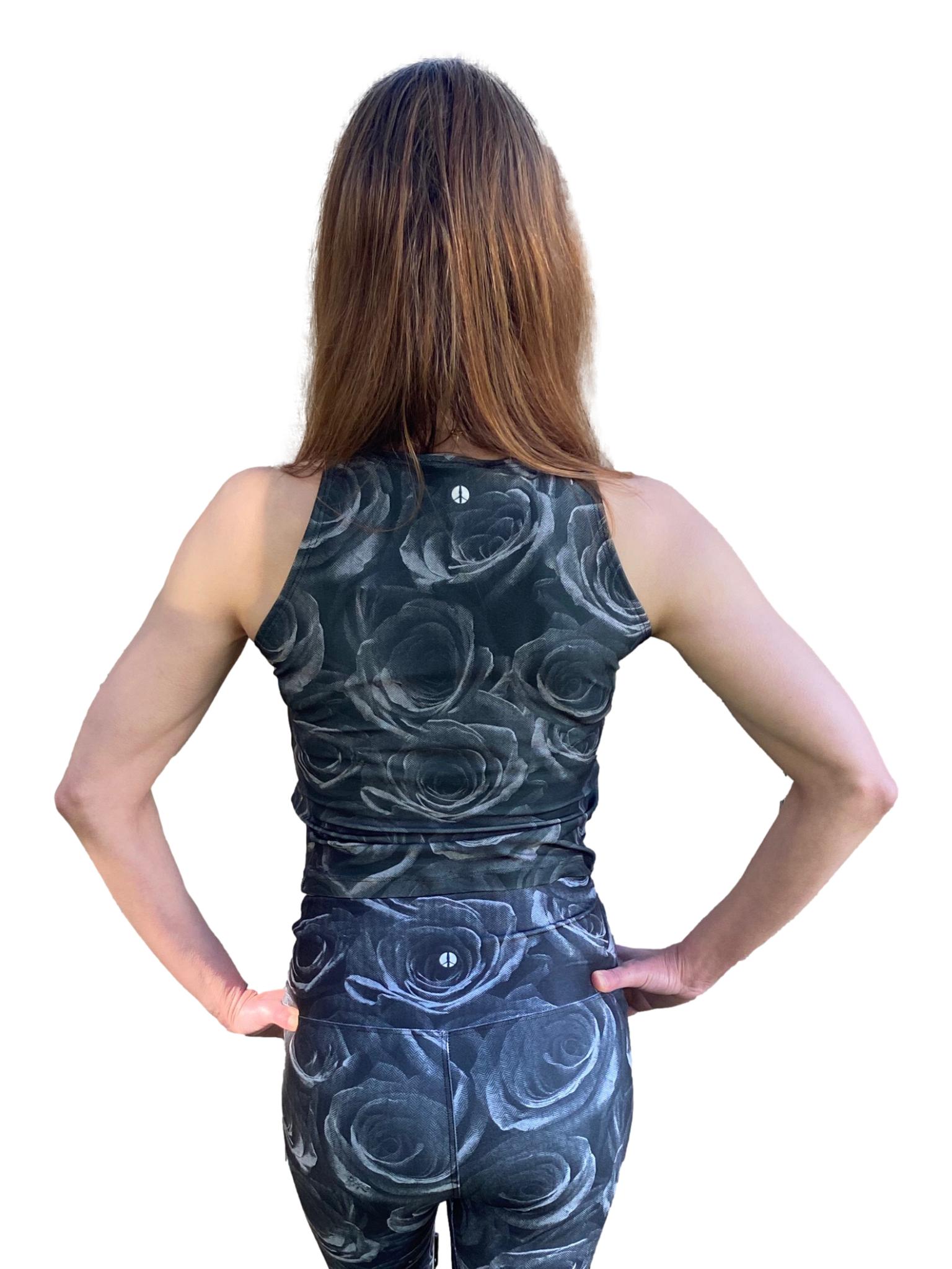 Rose (Rose Set) Fitted Crop Top - Third Eye Threads