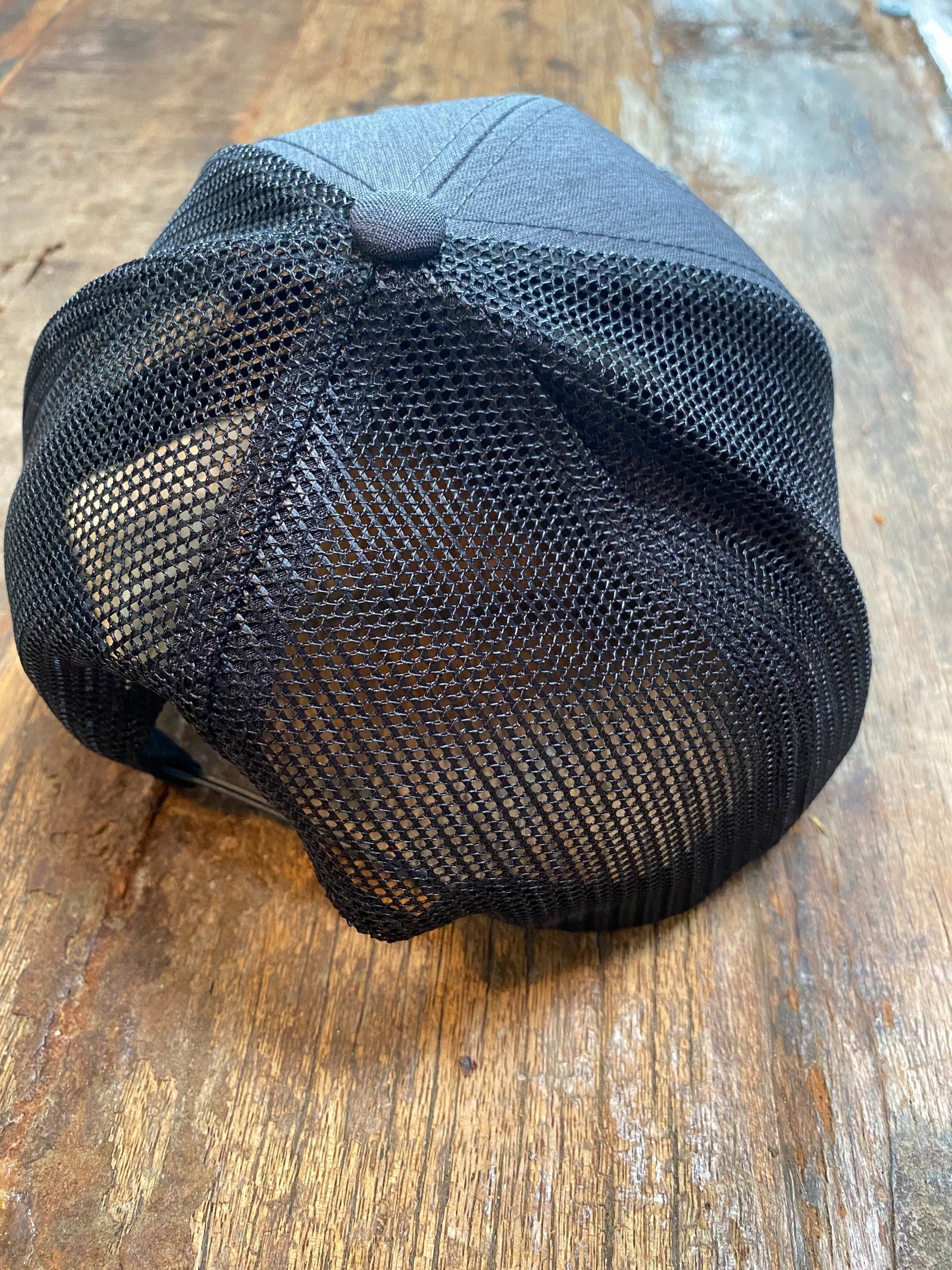 Charcoal Trucker Hat With Black Mesh Back - Third Eye Threads