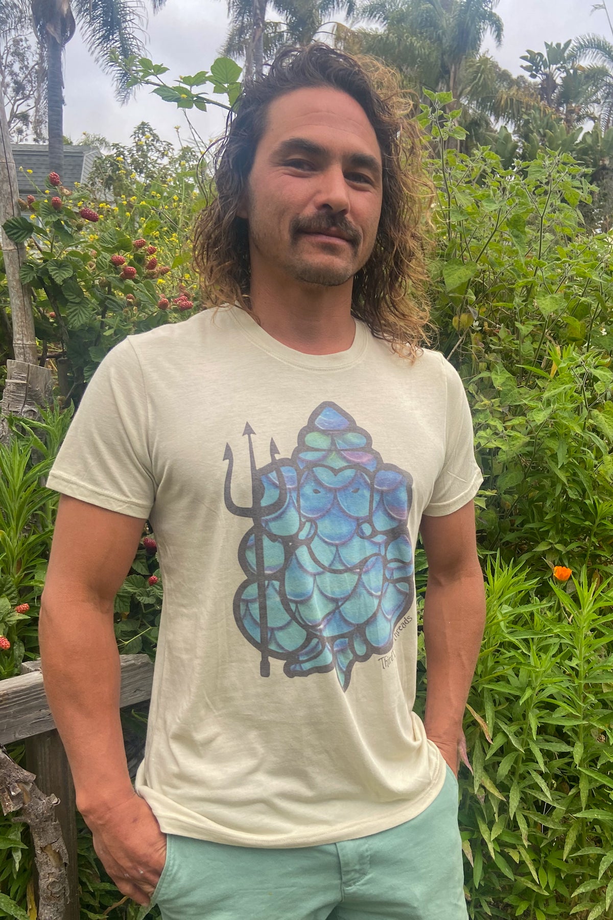 Lord of the sea Ganesh Crew Neck