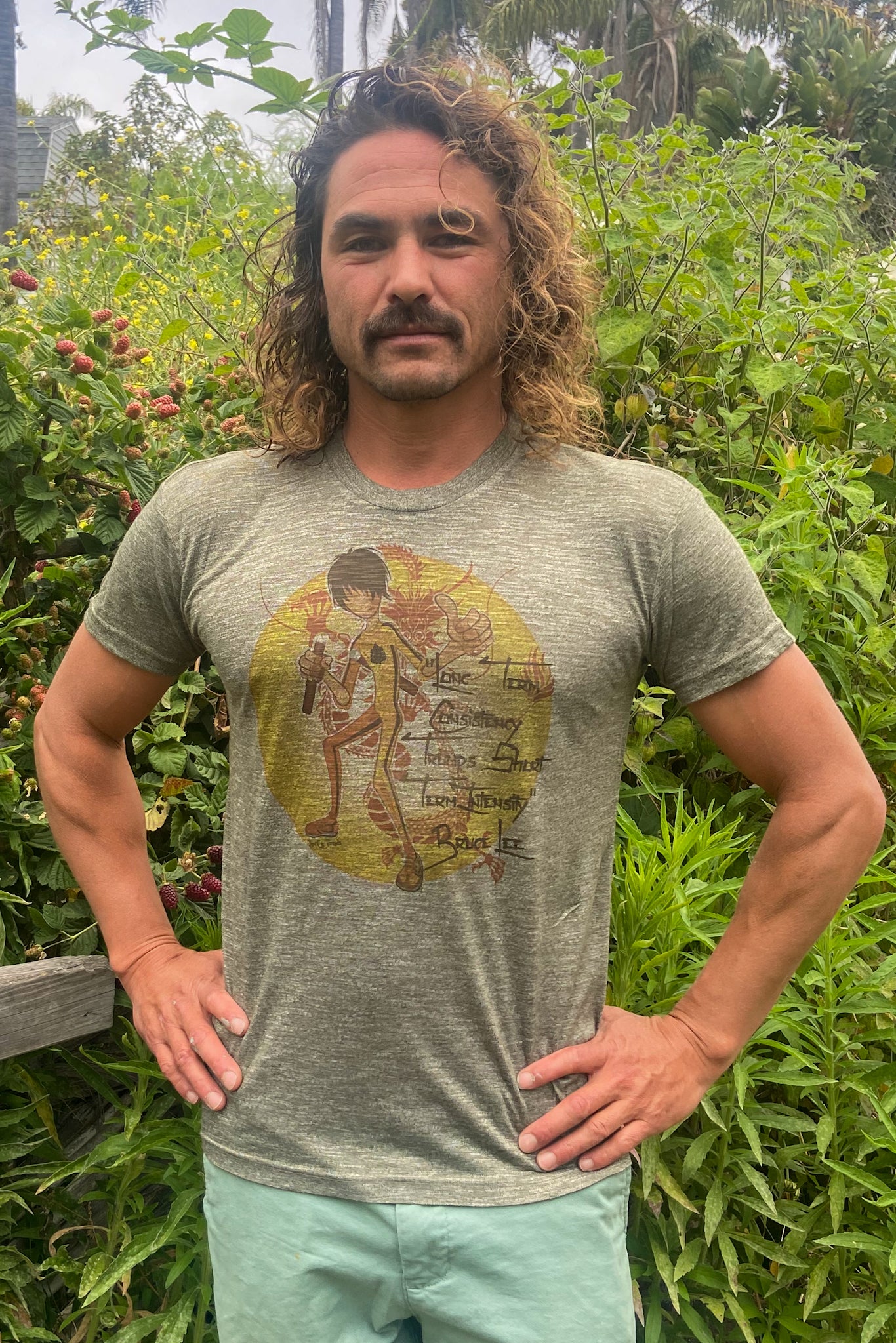 Bruce Lee Unisex High Performance SHORT SLEEVE CREW - Third Eye Threads