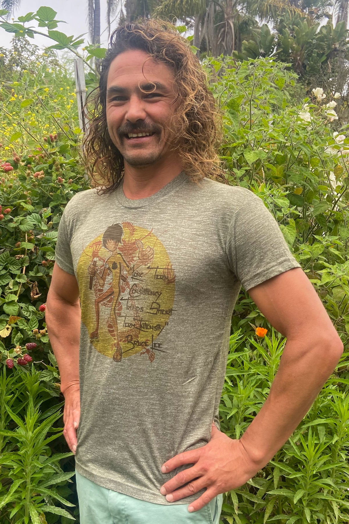 Bruce Lee Unisex High Performance SHORT SLEEVE CREW