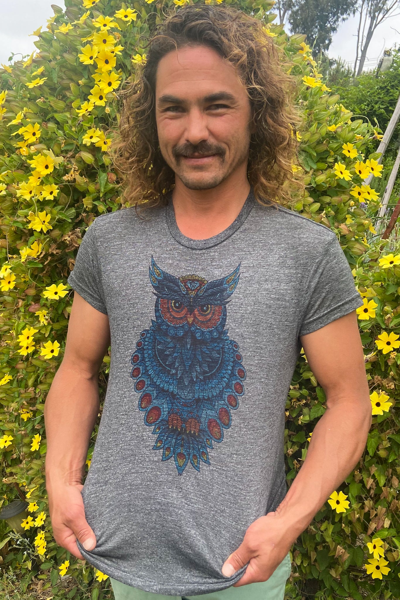 Unisex Mystic Third Eye Owl High Performance Crew Neck - Third Eye Threads