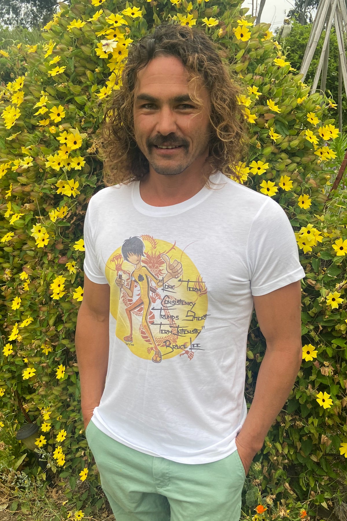 BRUCE LEE Long Term Consistency SHORT SLEEVE CREW TEE