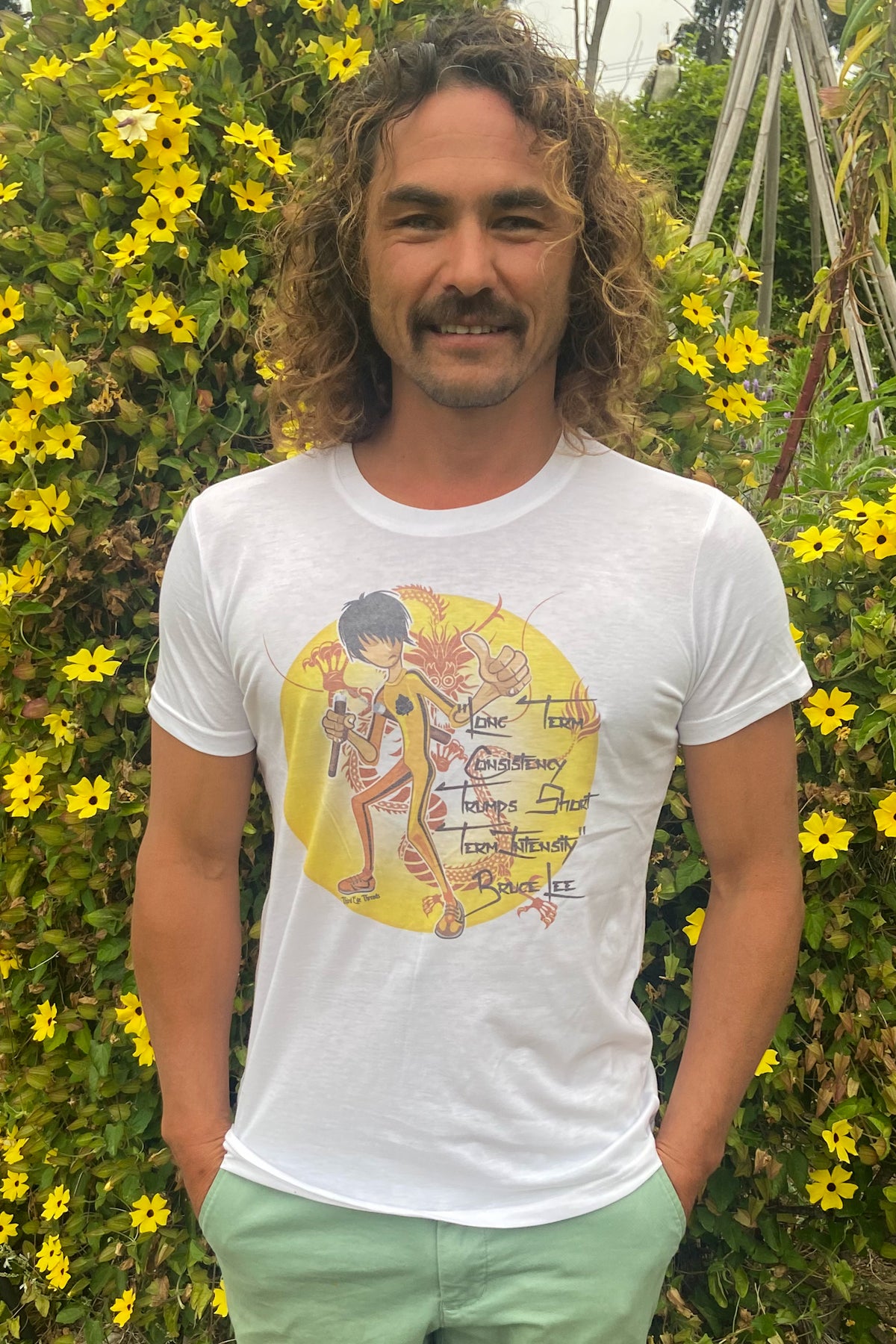 BRUCE LEE Long Term Consistency SHORT SLEEVE CREW TEE