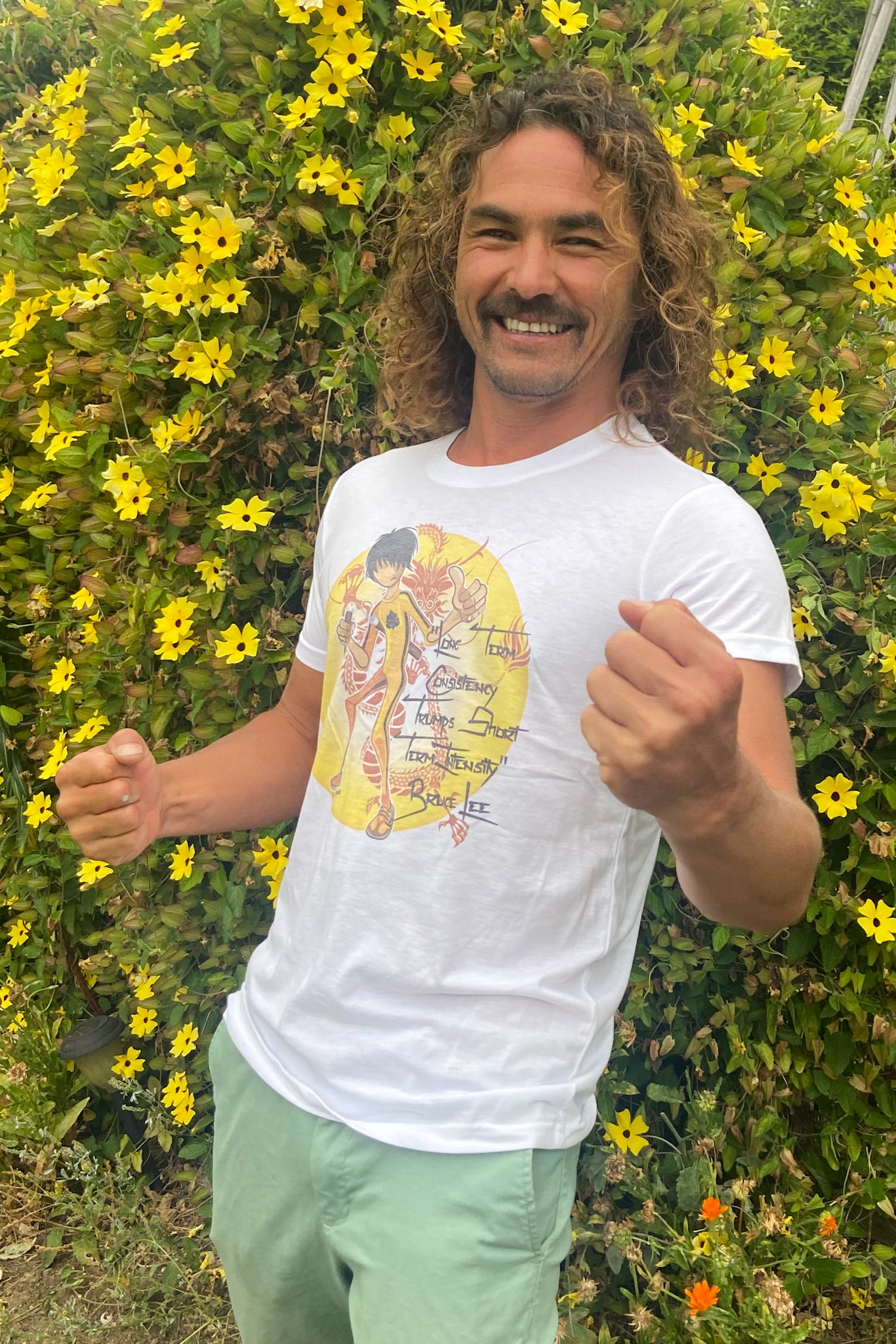 BRUCE LEE Long Term Consistency SHORT SLEEVE CREW TEE