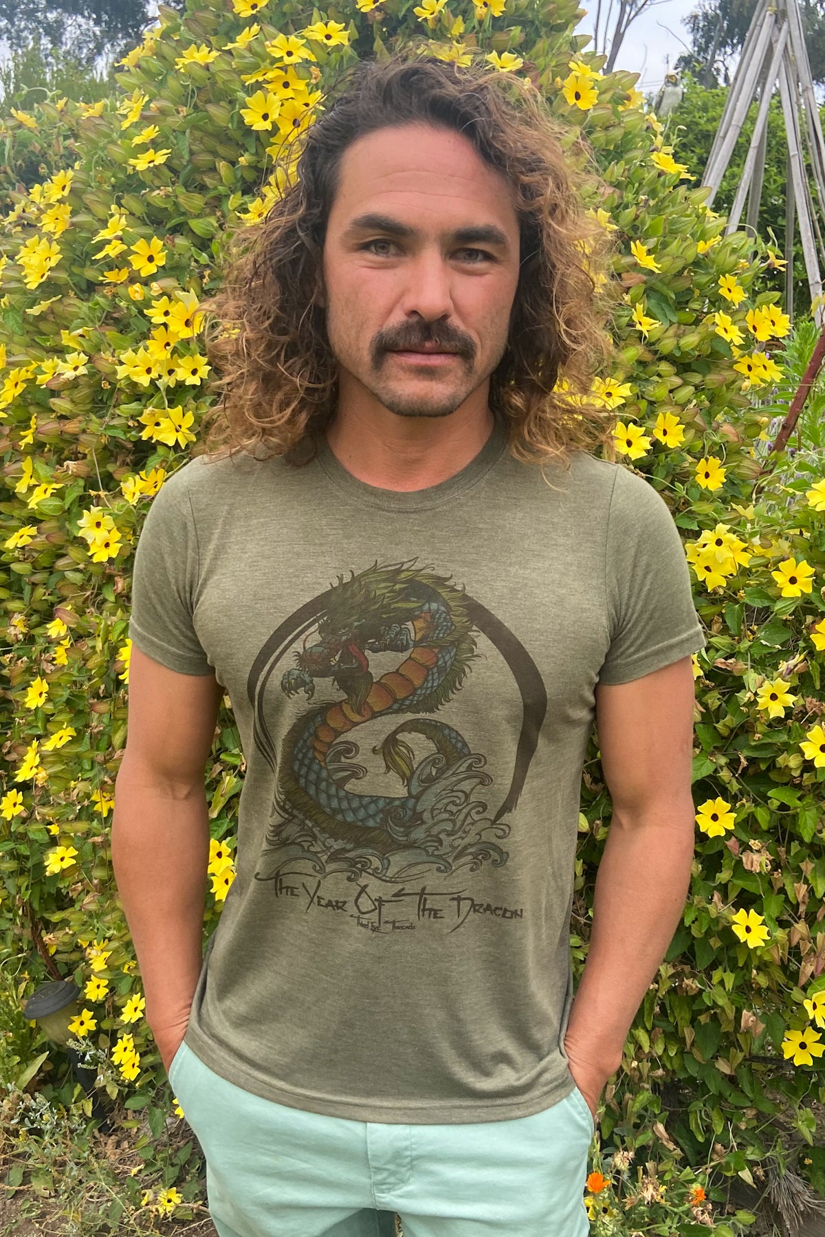 Shine and Lead Dragon High Performance Tee - Third Eye Threads