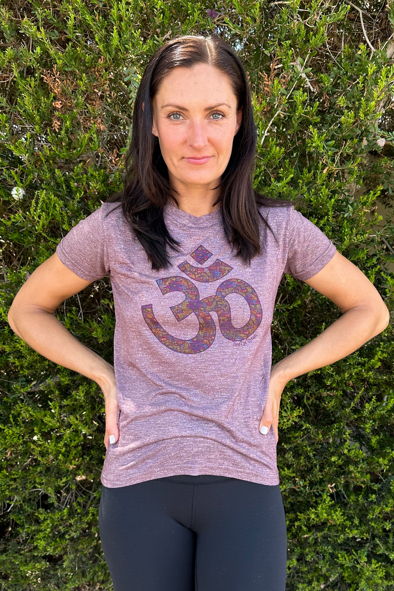 Paisley Om High Performance Crew Neck - Third Eye Threads