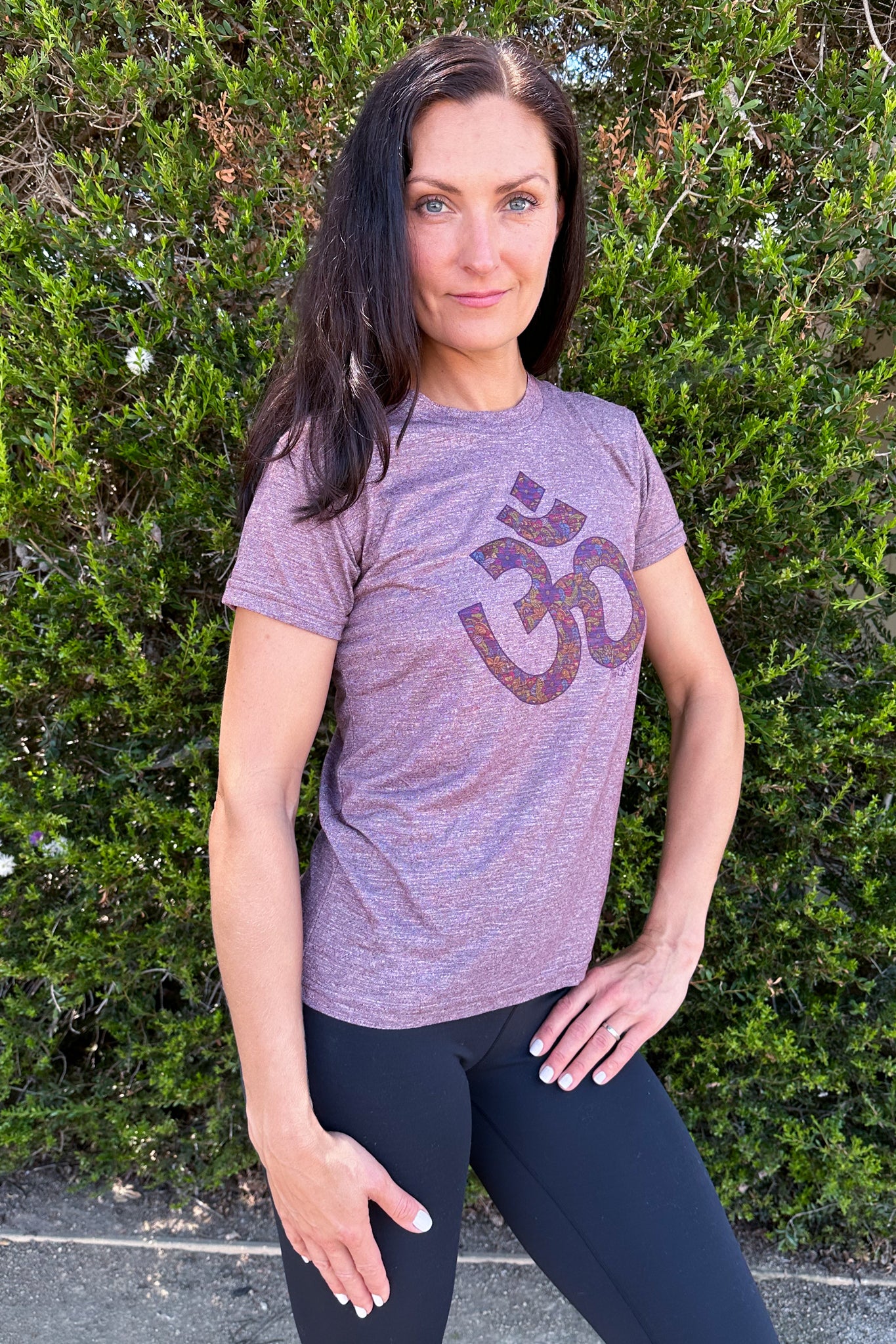 Paisley Om High Performance Crew Neck - Third Eye Threads