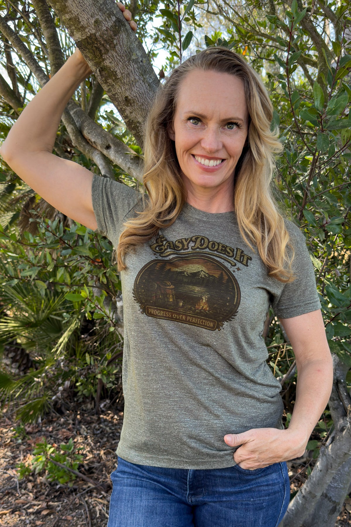 Easy Does It Unisex  High Performance tee