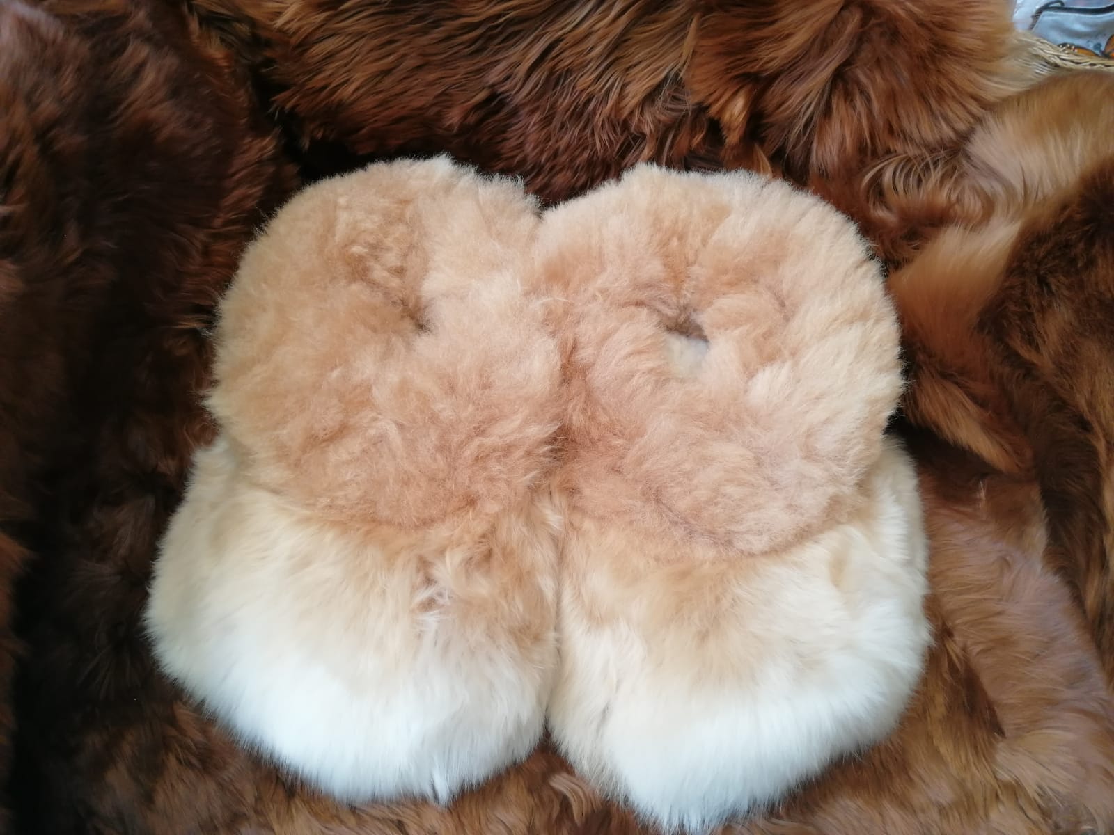 Suri Alpaca Unisex Slippers Handcrafted In Peru - Third Eye Threads
