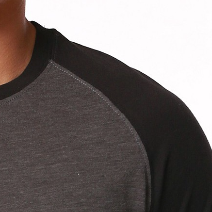 Swami Yogananda on Long-Sleeve Men's Raglan - Third Eye Threads