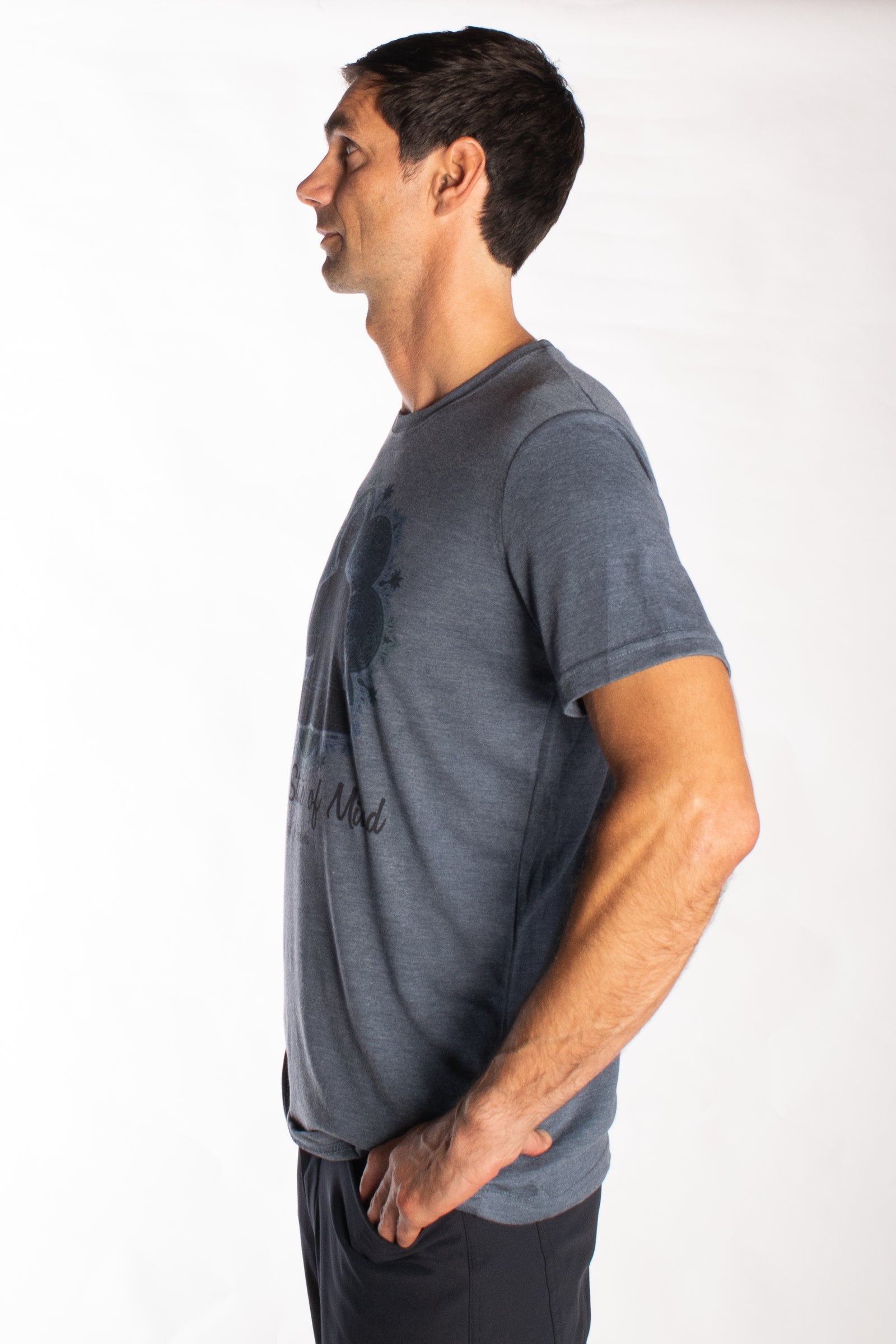 Golden State of Mind on Men's Tri-Blend T-Shirt - Third Eye Threads