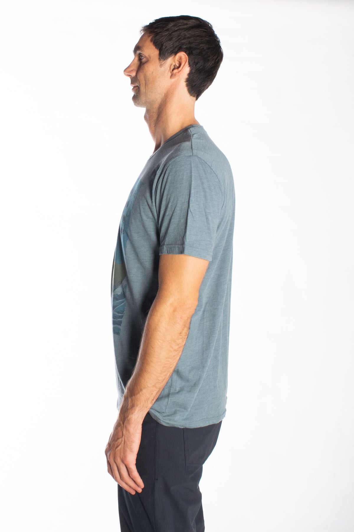 MENS SHORT SLEEVE CREW TEE WITH BRUCE LEE - Third Eye Threads