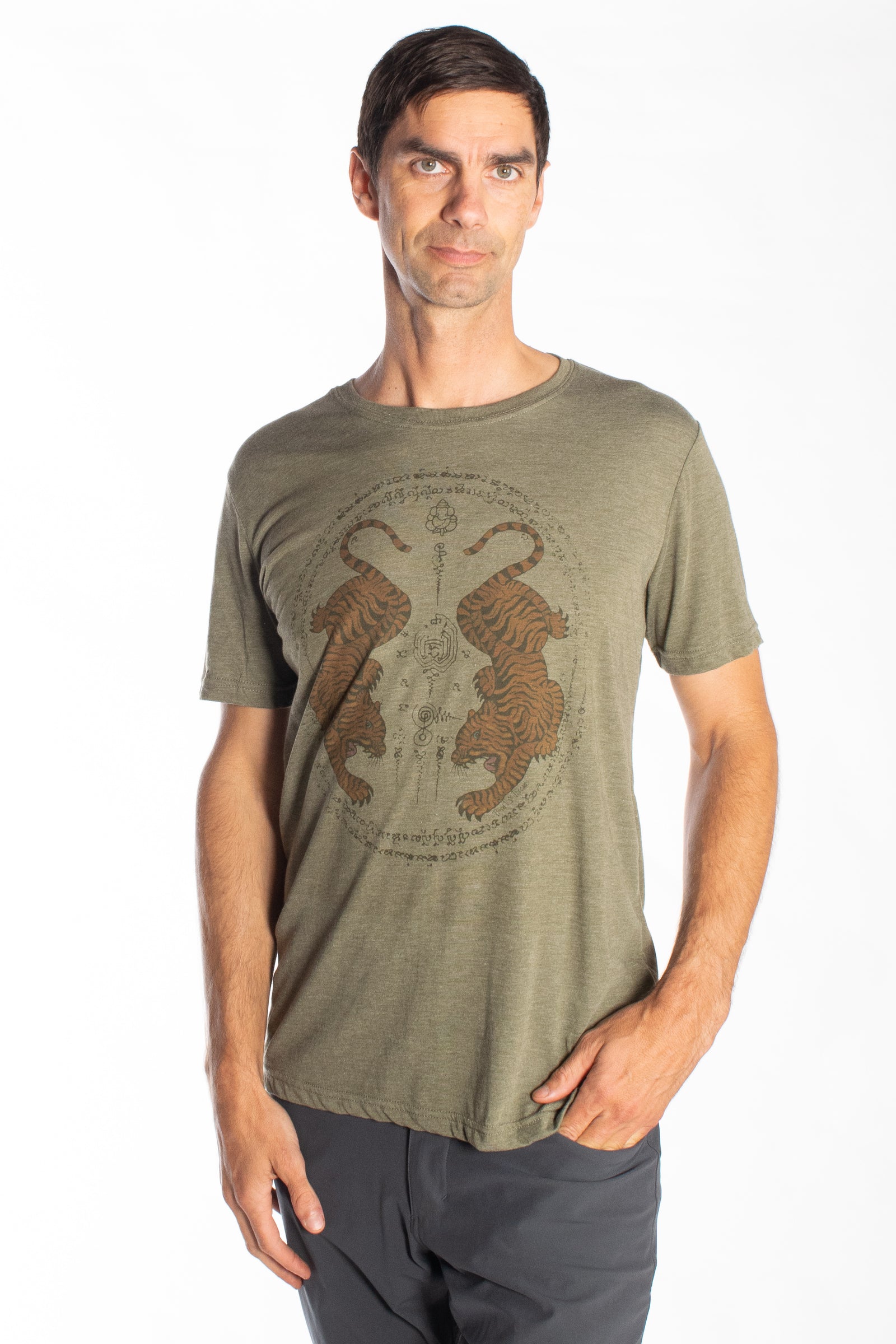 Thai Tiger Crew Triblend Crew - Third Eye Threads