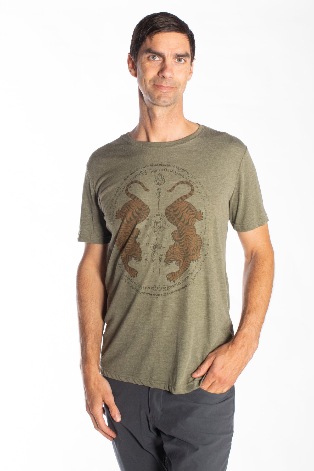 Thai Tiger Crew Triblend Crew - Third Eye Threads