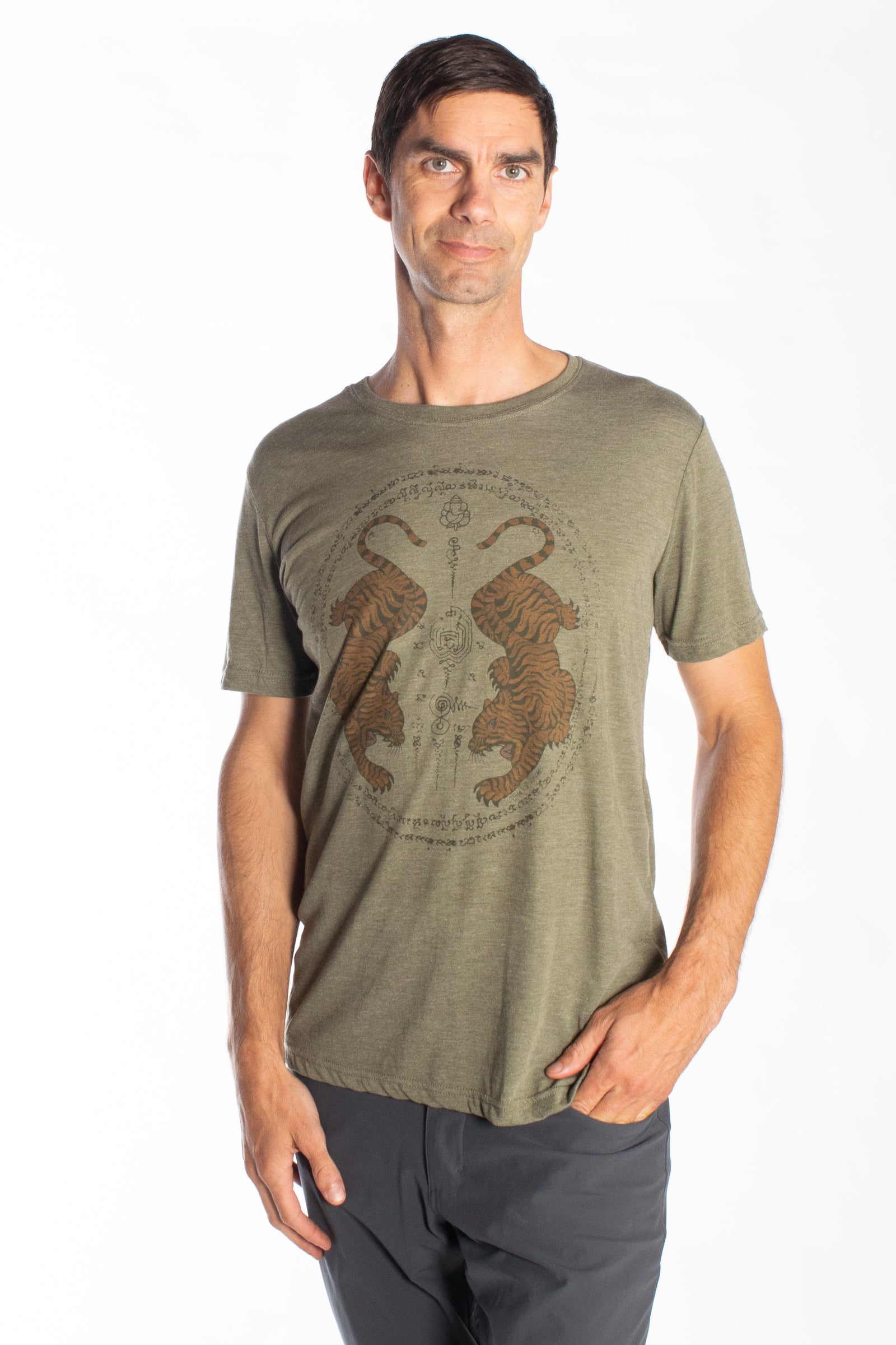 Thai Tiger Crew Triblend Crew - Third Eye Threads