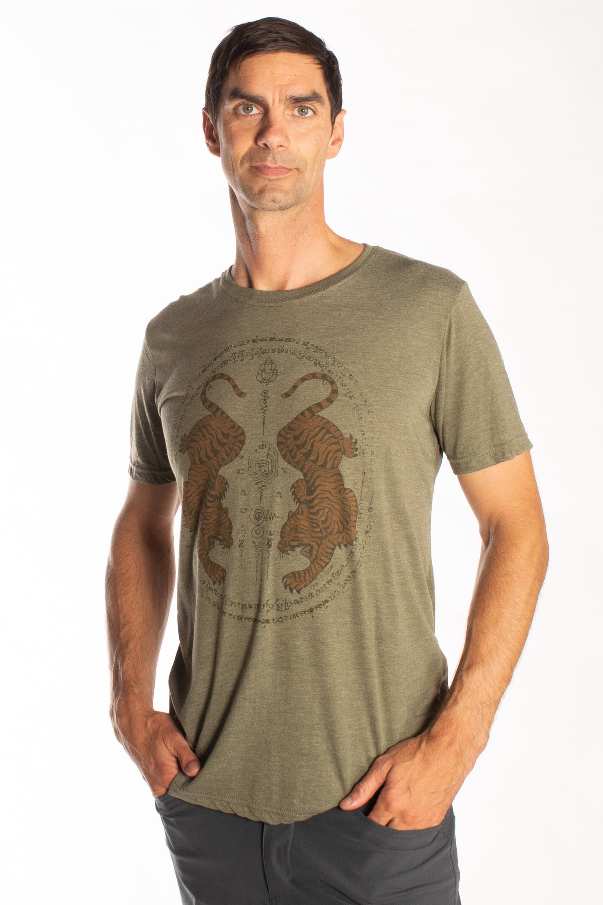 Thai Tiger Crew Triblend Crew - Third Eye Threads