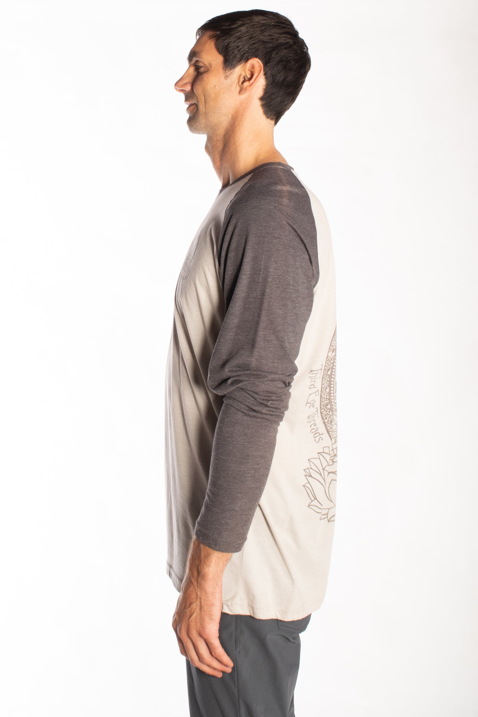 Buddha on L/S Raglan - Third Eye Threads