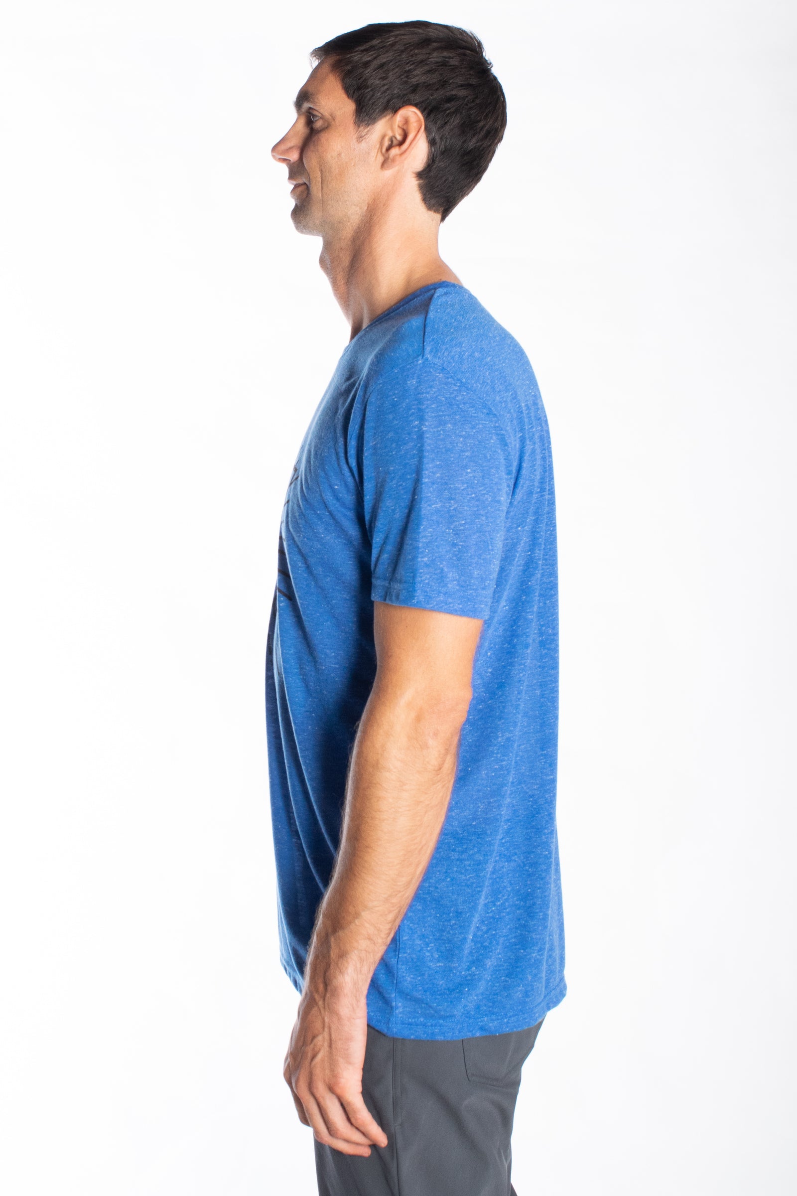 METATRON'S CUBE ON LINEN BLEND CREW NECK - Third Eye Threads
