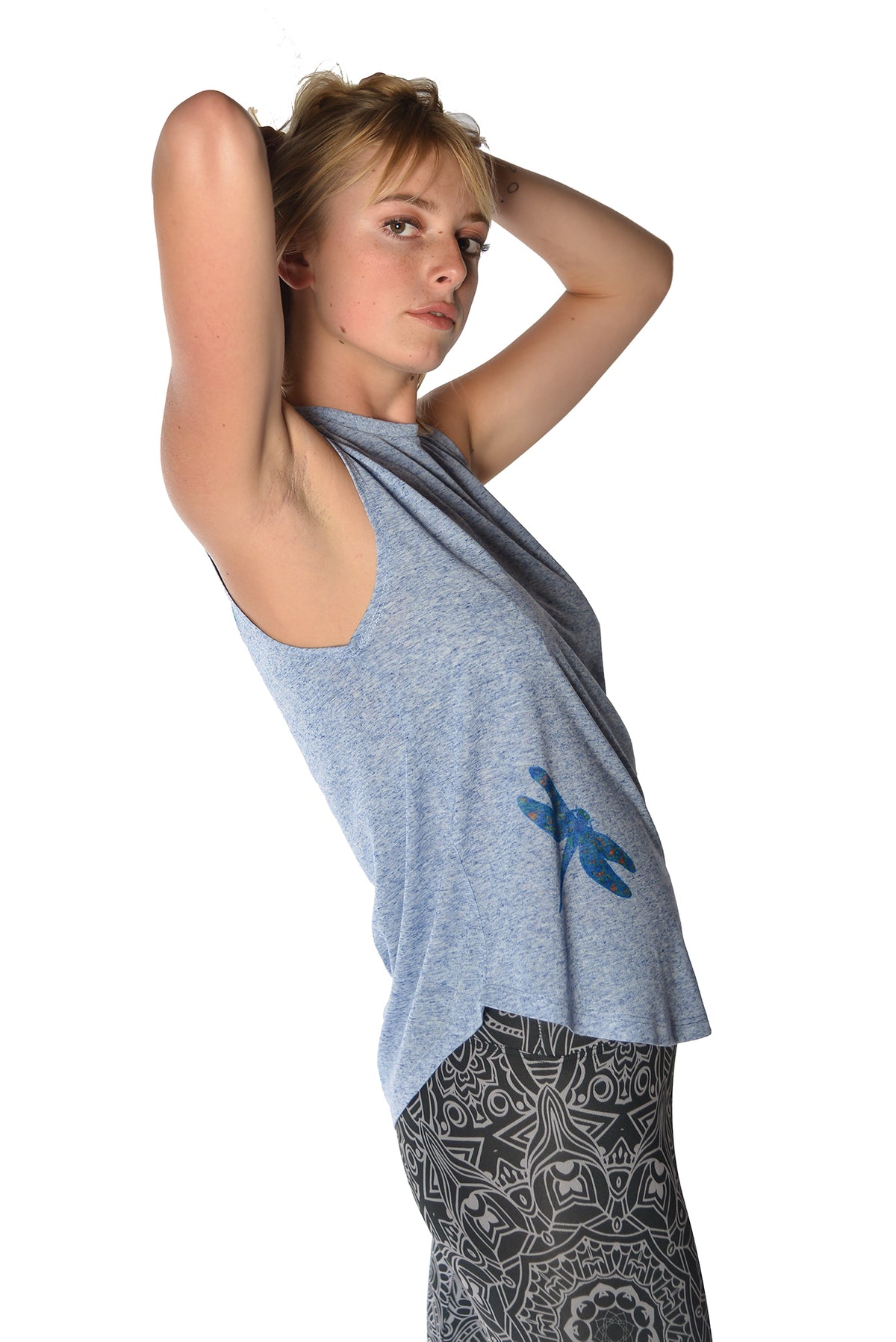 Dragonfly boyfriend tank - Third Eye Threads