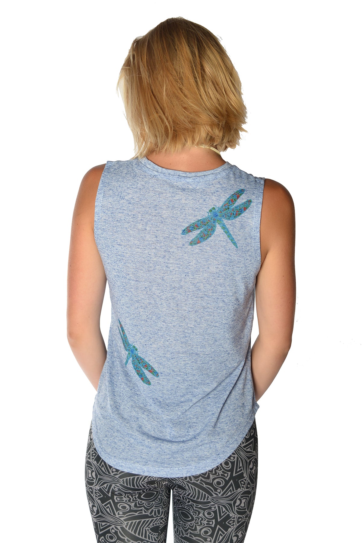 Dragonfly boyfriend tank - Third Eye Threads
