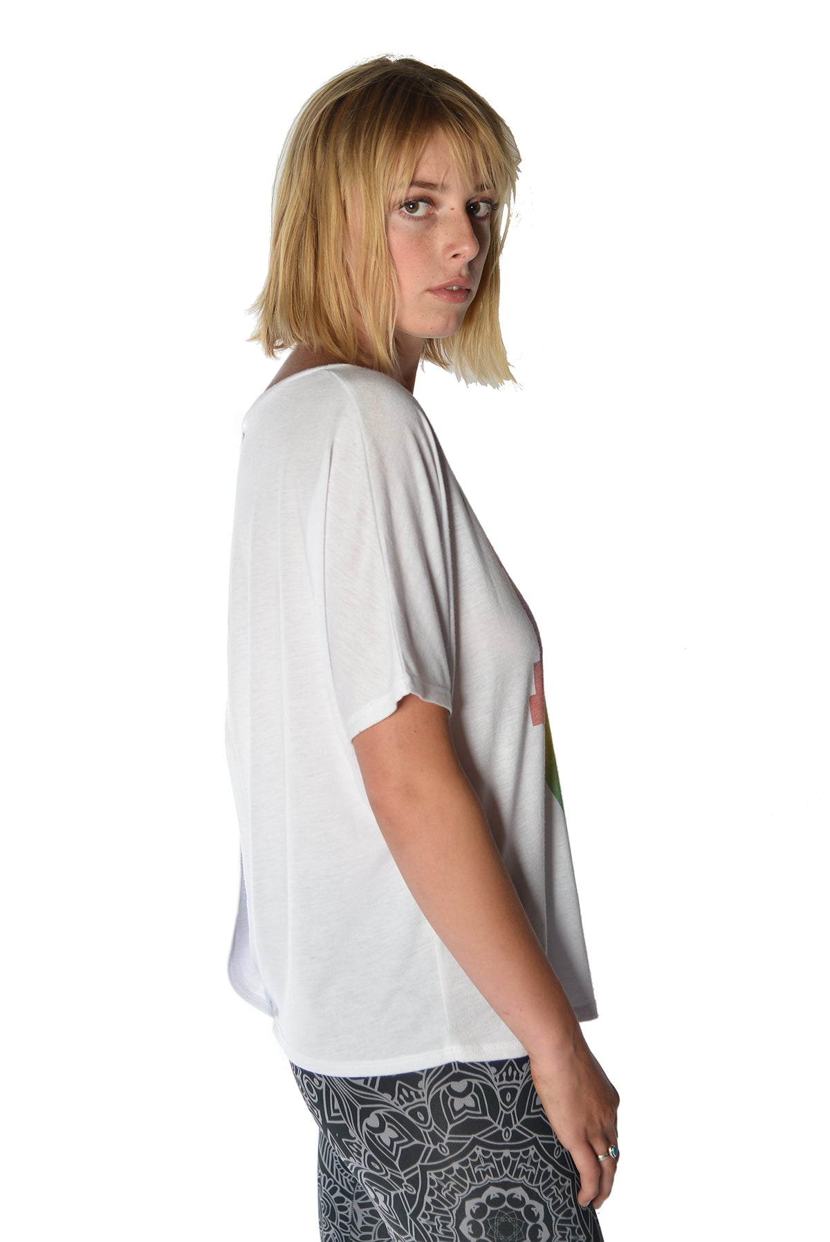 Sharkbite sleeveless Tunic With Siva Natarajasana - Third Eye Threads