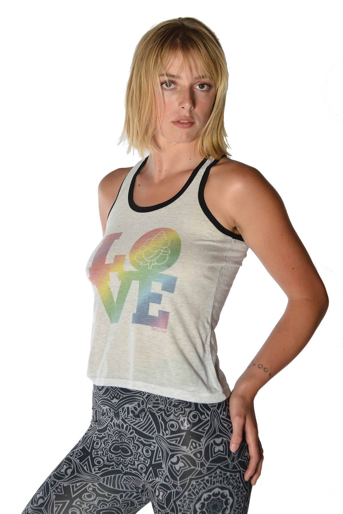 All You Need Is Love on Tank Top - Third Eye Threads