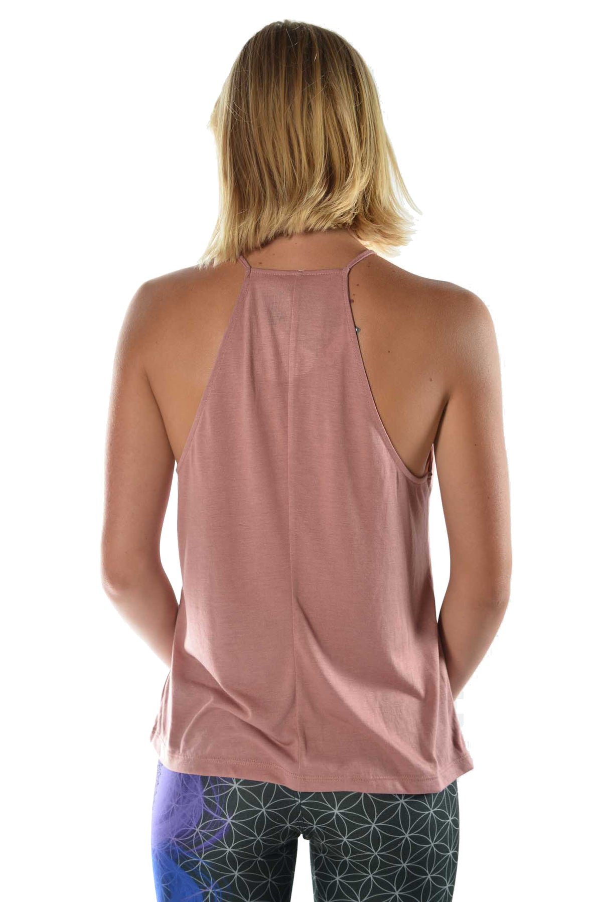 &quot;Third Eye Chakra&quot; on flowy high neck tank - Third Eye Threads