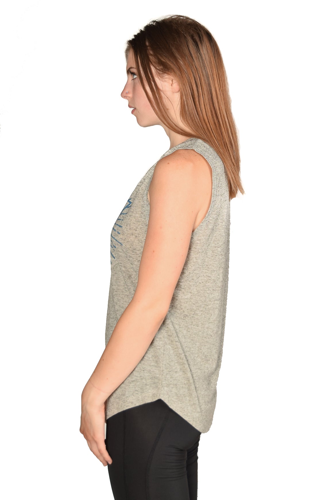 Full Chakra Back with Enlarged Heart Chakra Boyfriend Tee - Third Eye Threads