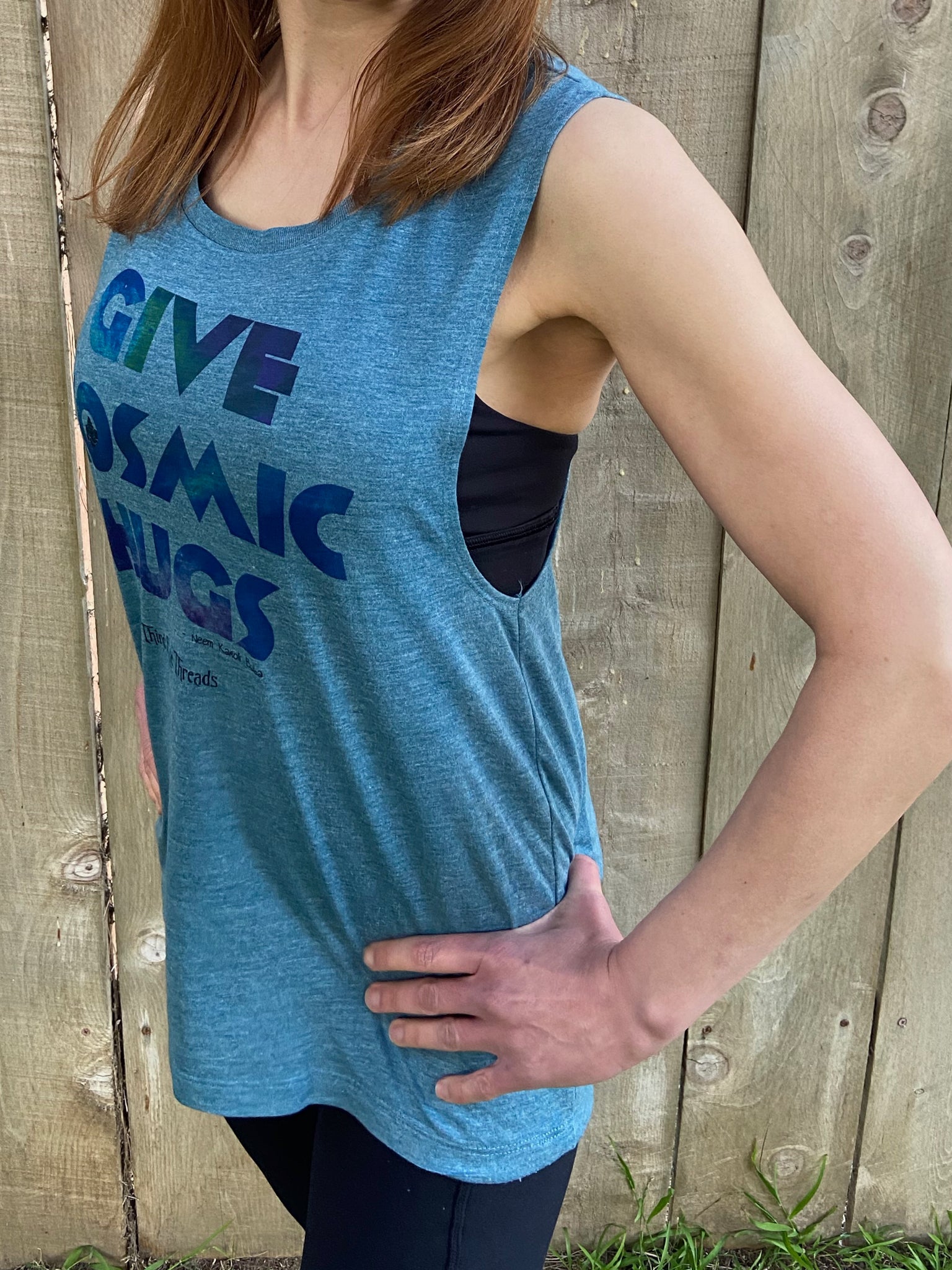 Give Cosmic Hugs Boyfriend Tee - Third Eye Threads