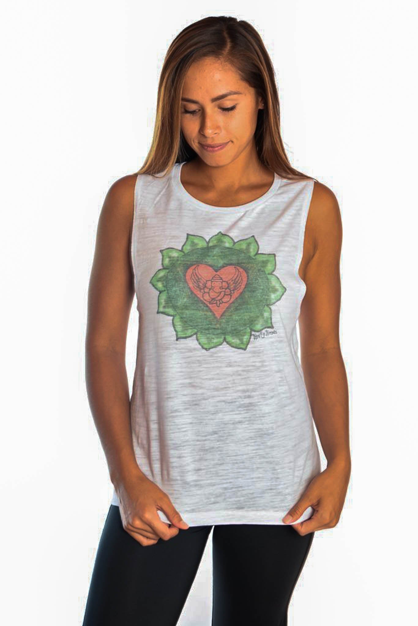 Heart Chakra on Boyfriend Tee - Third Eye Threads