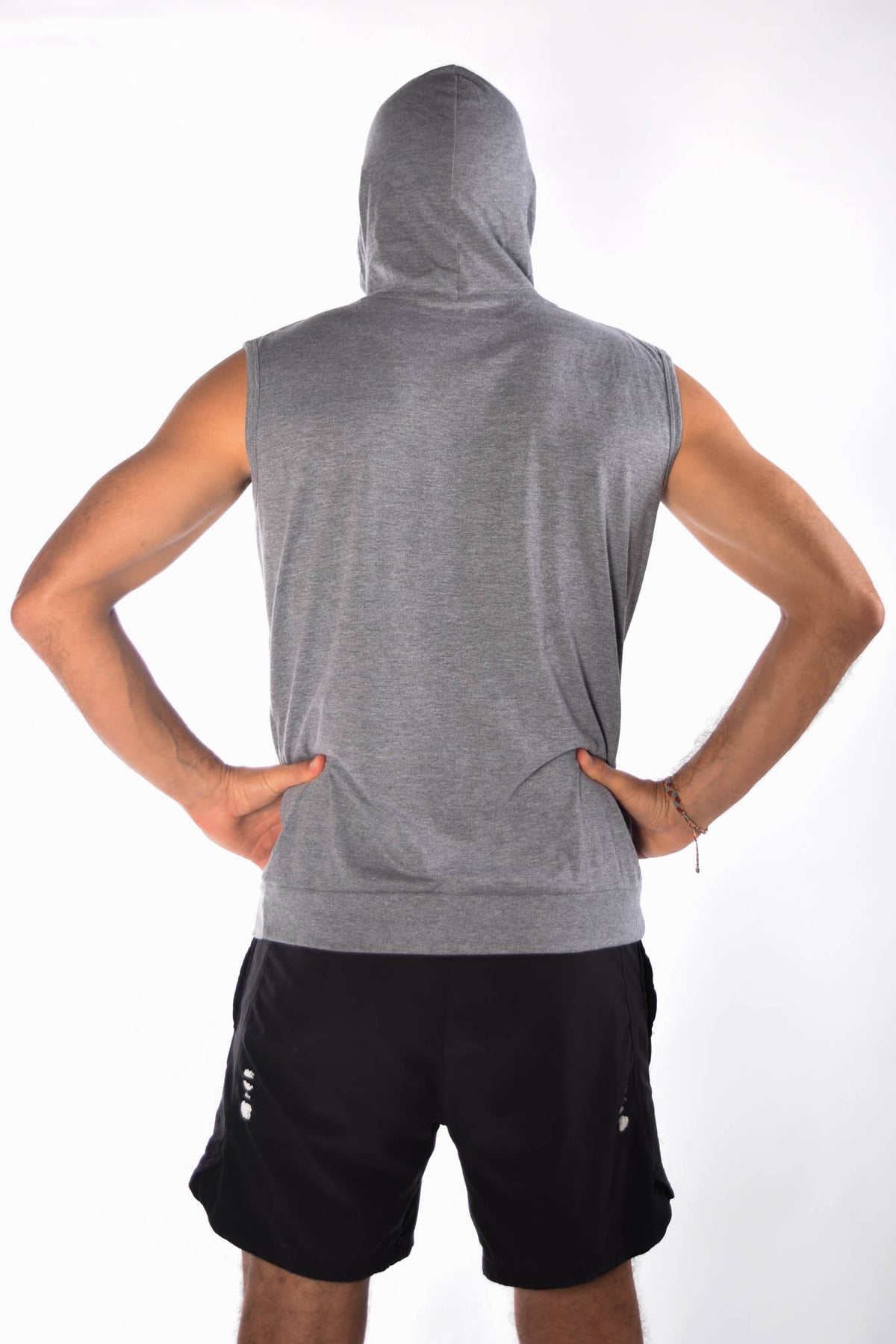 Tri Blend Sleeveless Hoodie With Destroy Your Obstacles - Third Eye Threads