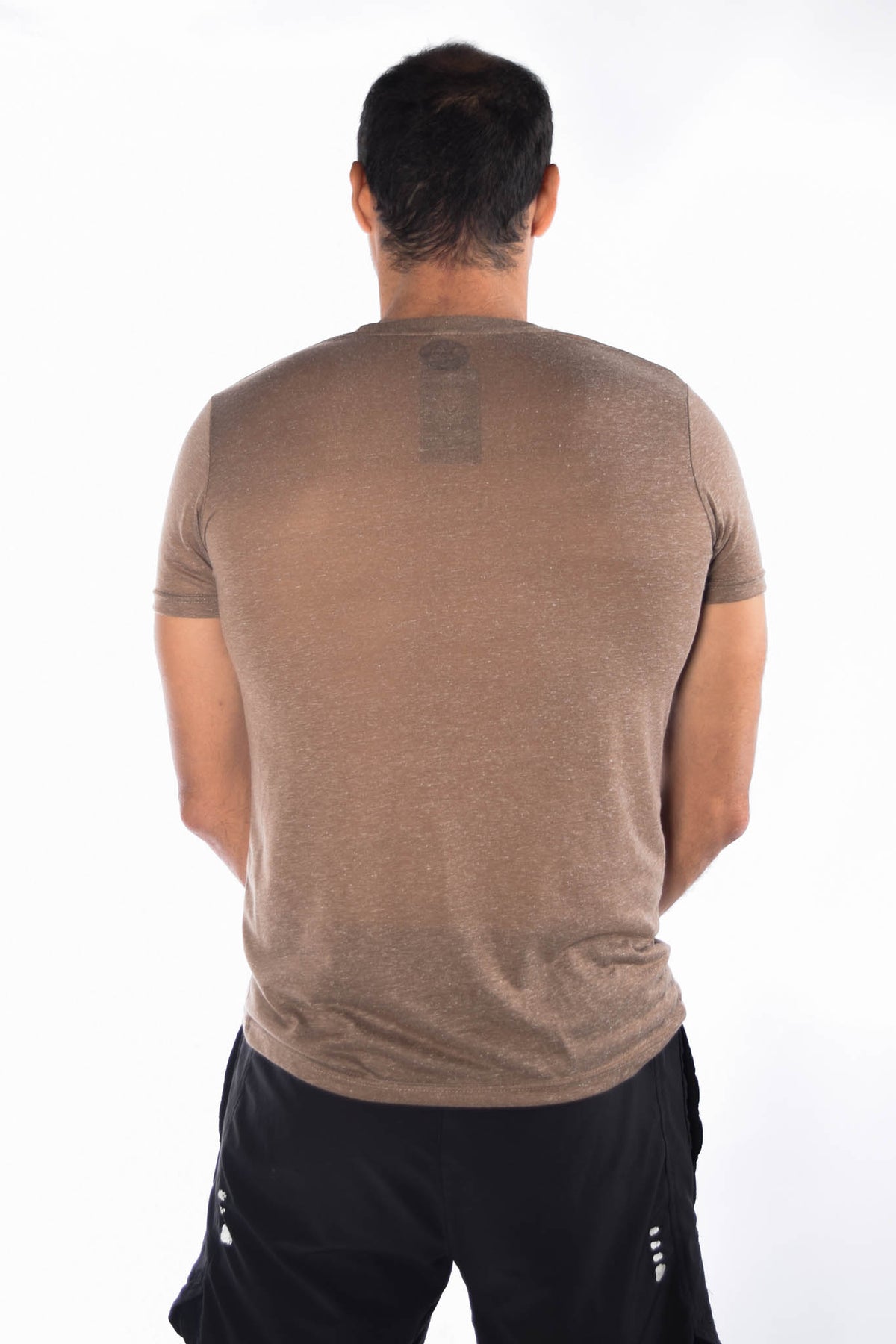 Sacral Chakra  LINEN BLEND CREW NECK - Third Eye Threads